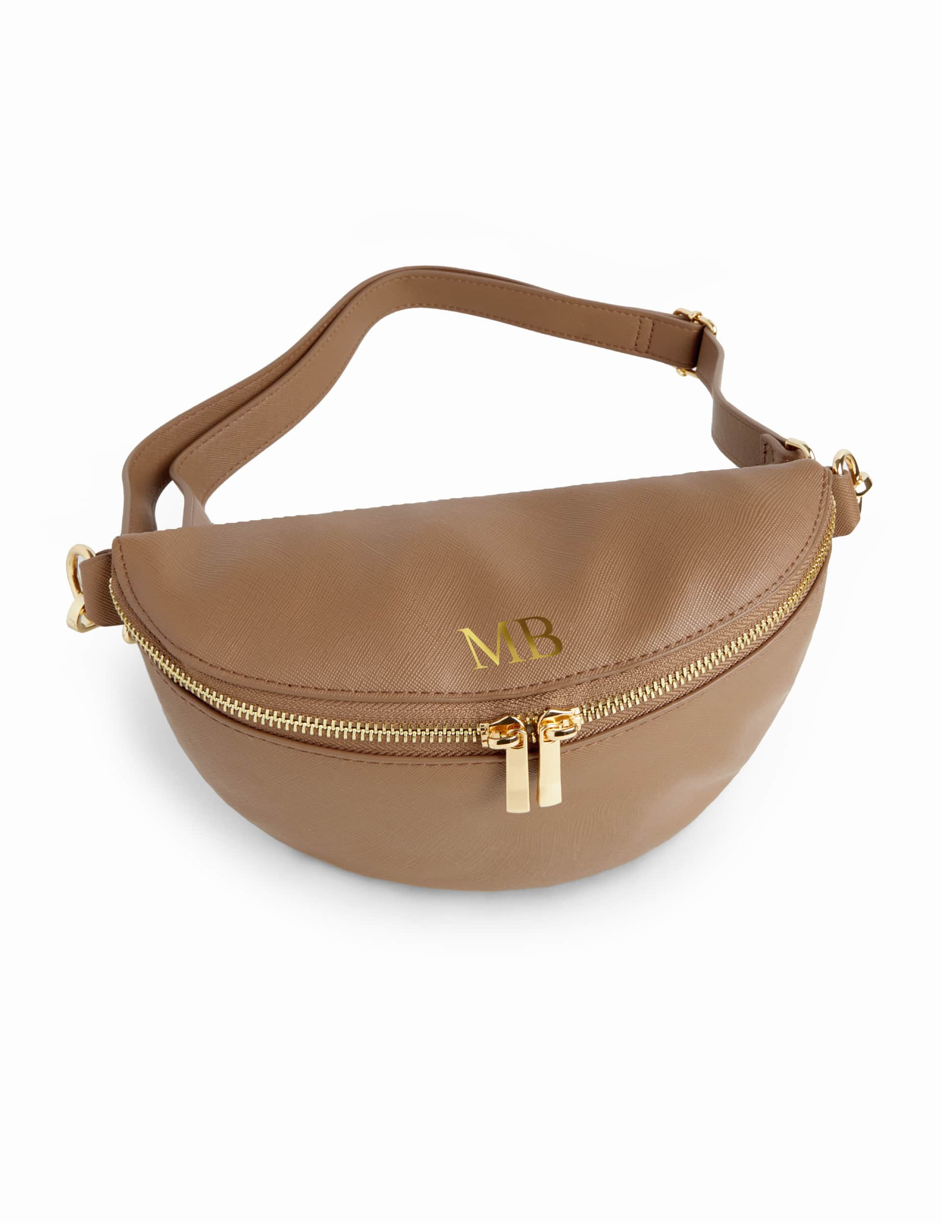 Dollymix Women's Personalised Waist Bag - Brown, Brown