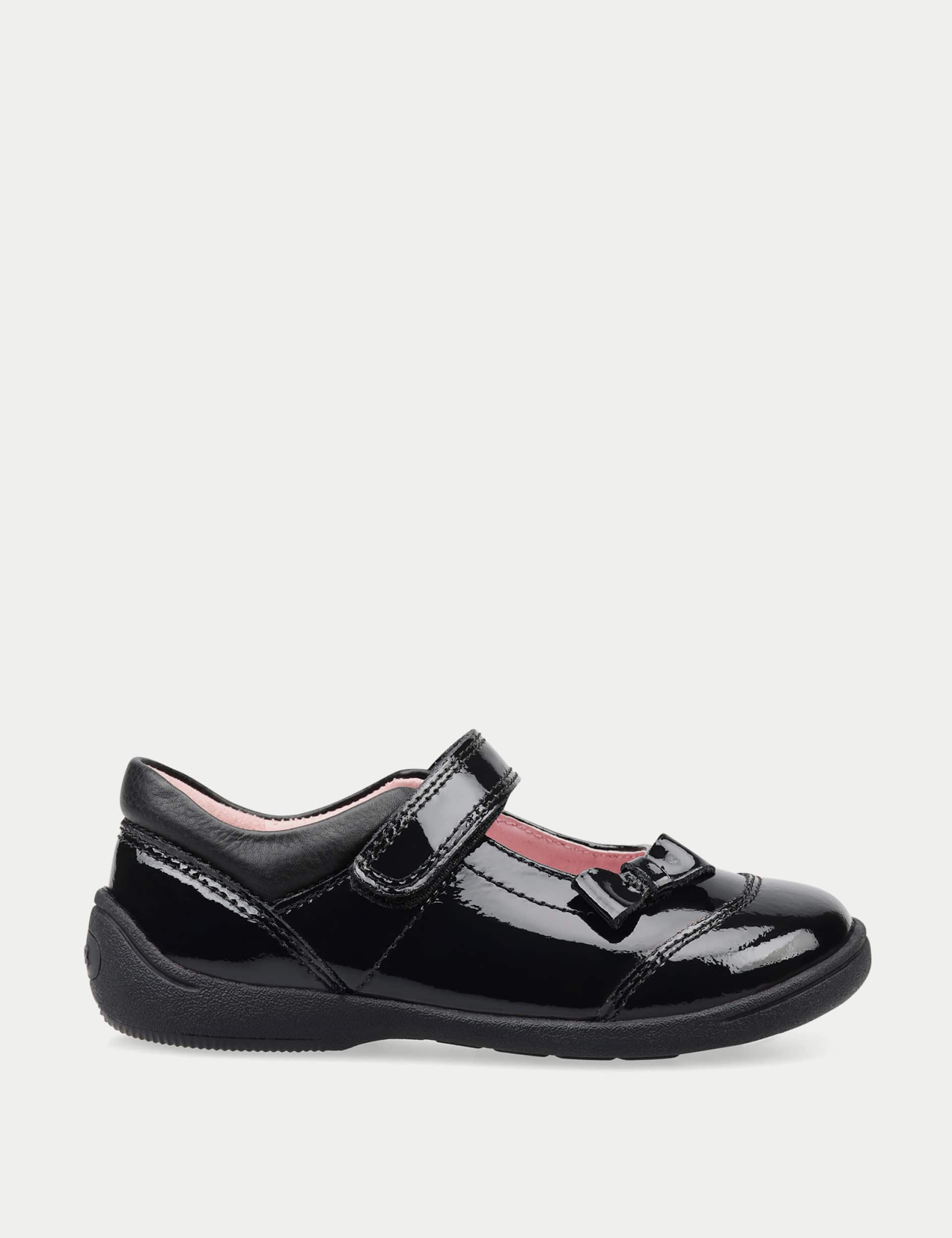 Start-Rite Kids Patent Leather Schoolwear Shoes (3 Small - 10.5 Small) - 8.5 SSTD - Black, Black