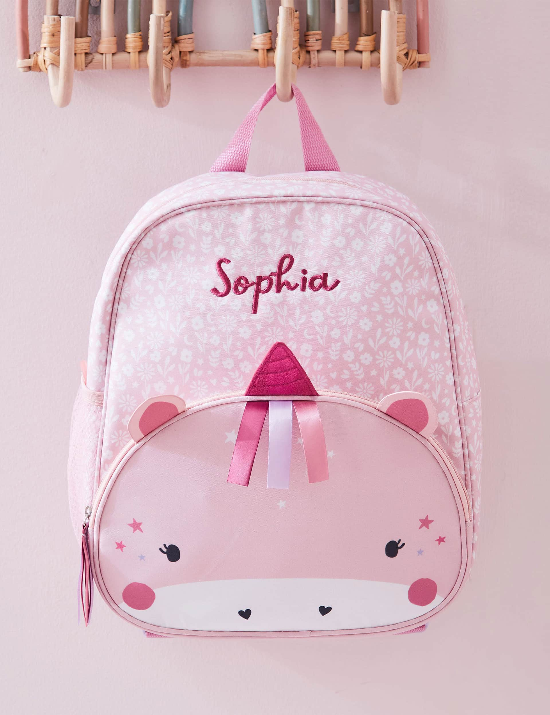 My 1St Years Girls Pink Unicorn Medium Backpack, Pink