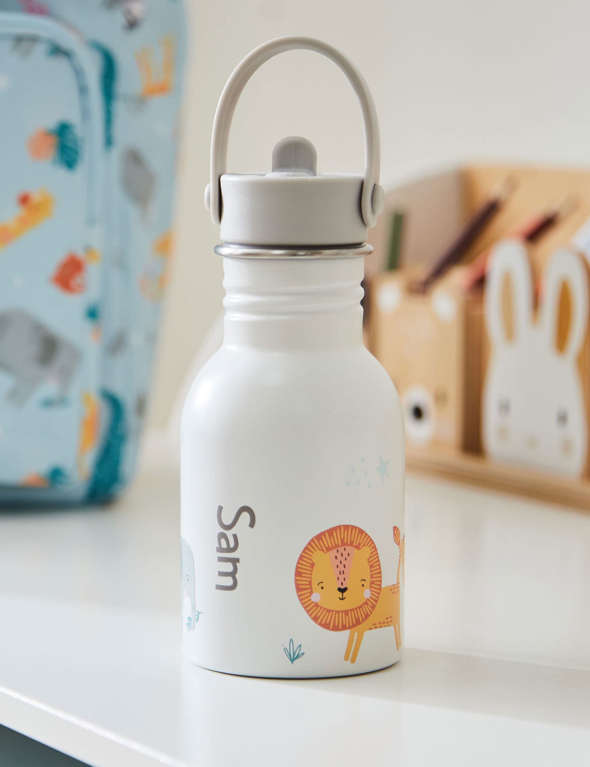 My 1St Years Personalised Safari Water Bottle - Multi, Multi