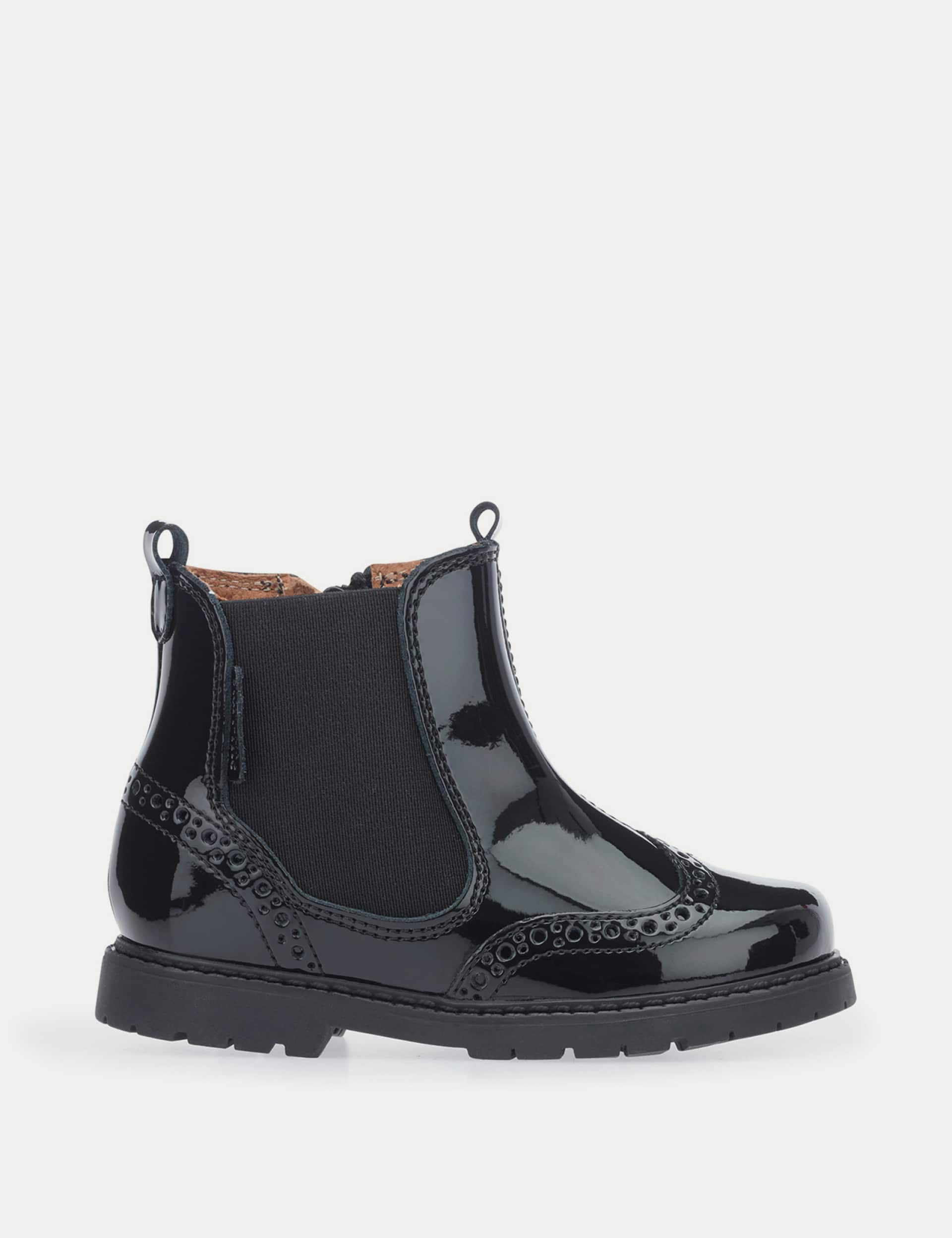 Start-Rite Kids Patent Chelsea Boots (6 Small