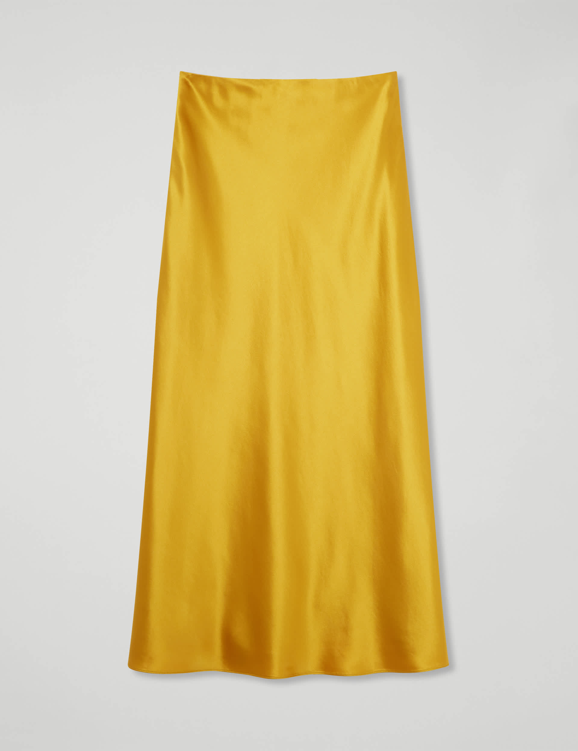 Lk Bennett Women's Satin Midi Slip Skirt - 20 - Gold Mix, Gold Mix