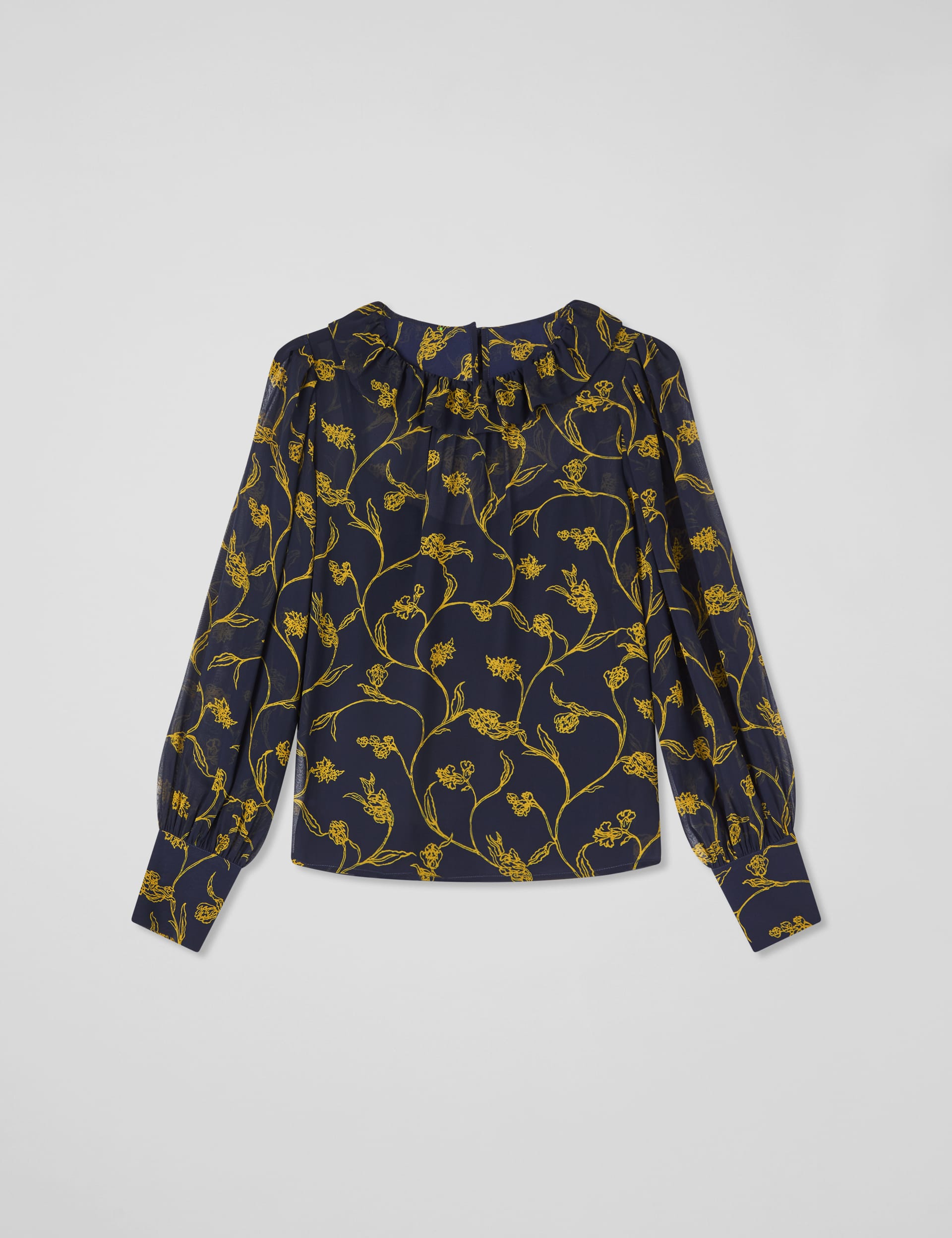 Lk Bennett Women's Floral Round Neck Blouse