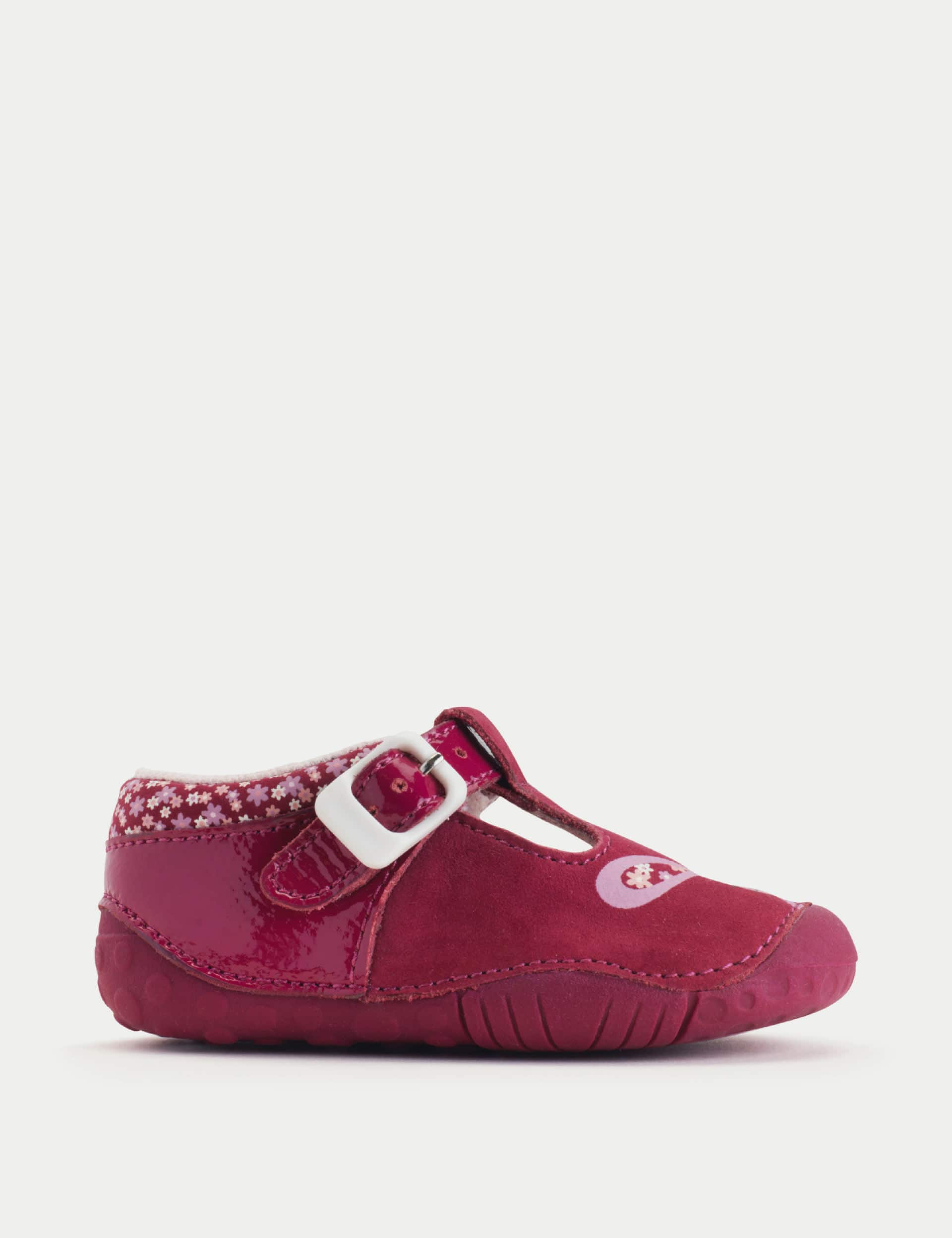 Start-Rite Kids Patent Leather Bunny Shoes (3 Small - 5 Small) - 5 SWDE - Red, Red