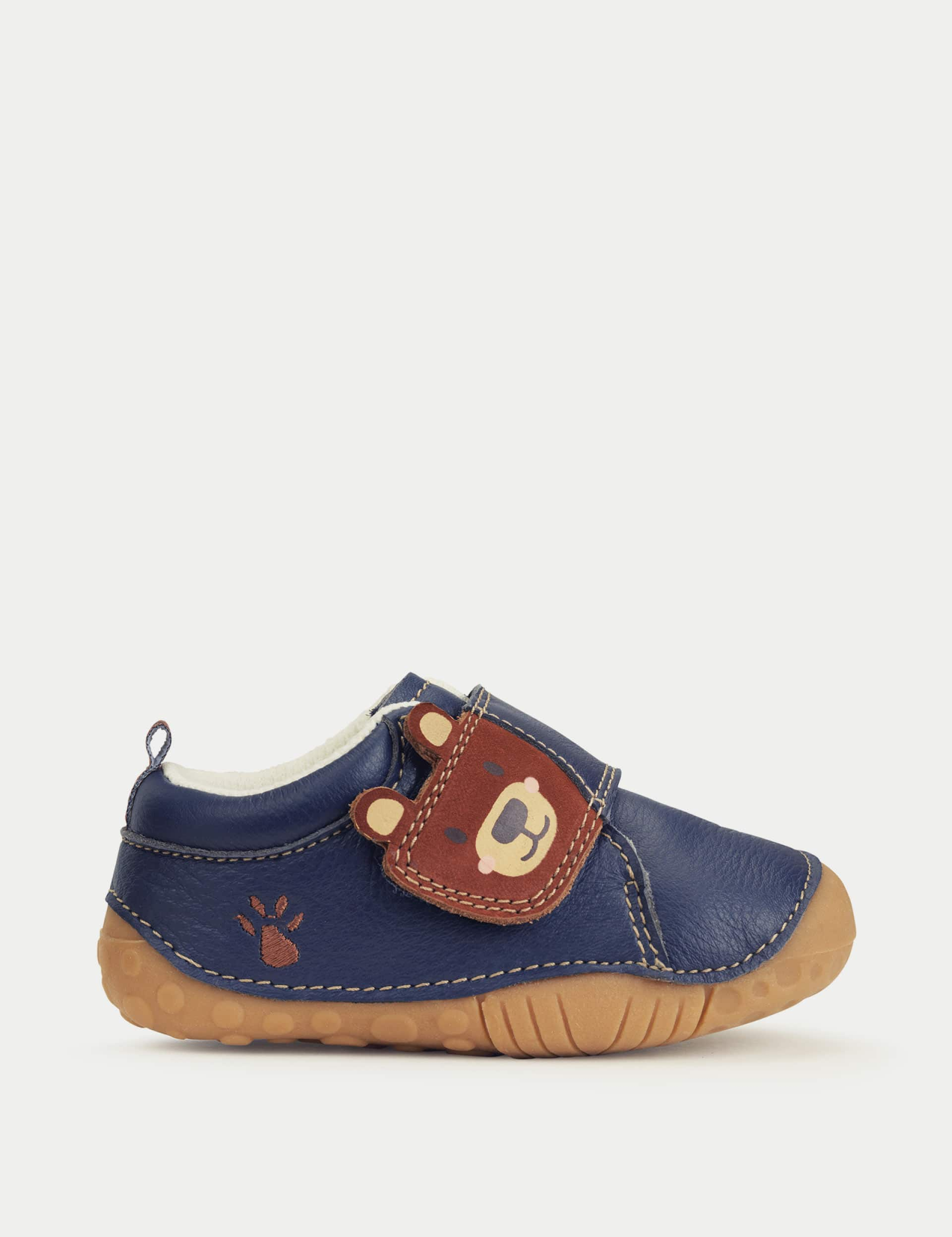 Start-Rite Kids Leather Pre-Walker Shoes (3 Small - 5 Small) - 3.5 SSTD - Navy, Navy