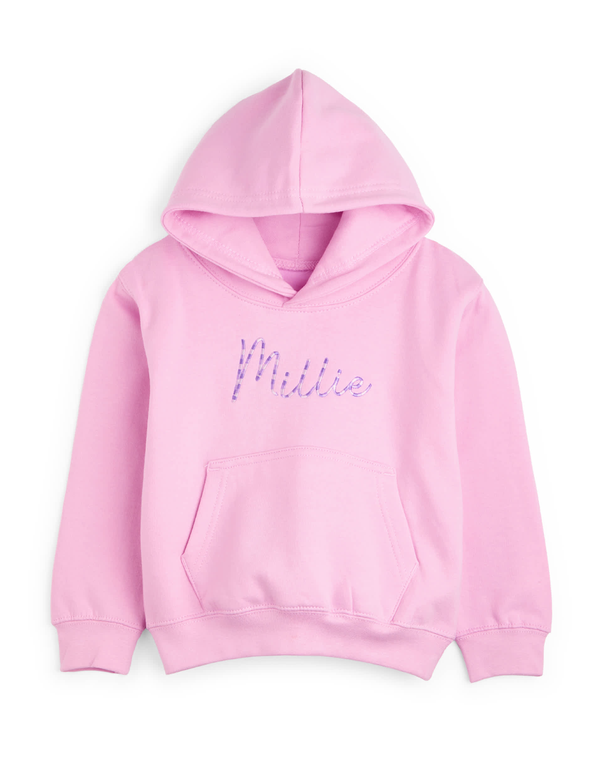 Dollymix Personalised Kids Hoodie - 3-4 Y - Pink, Pink