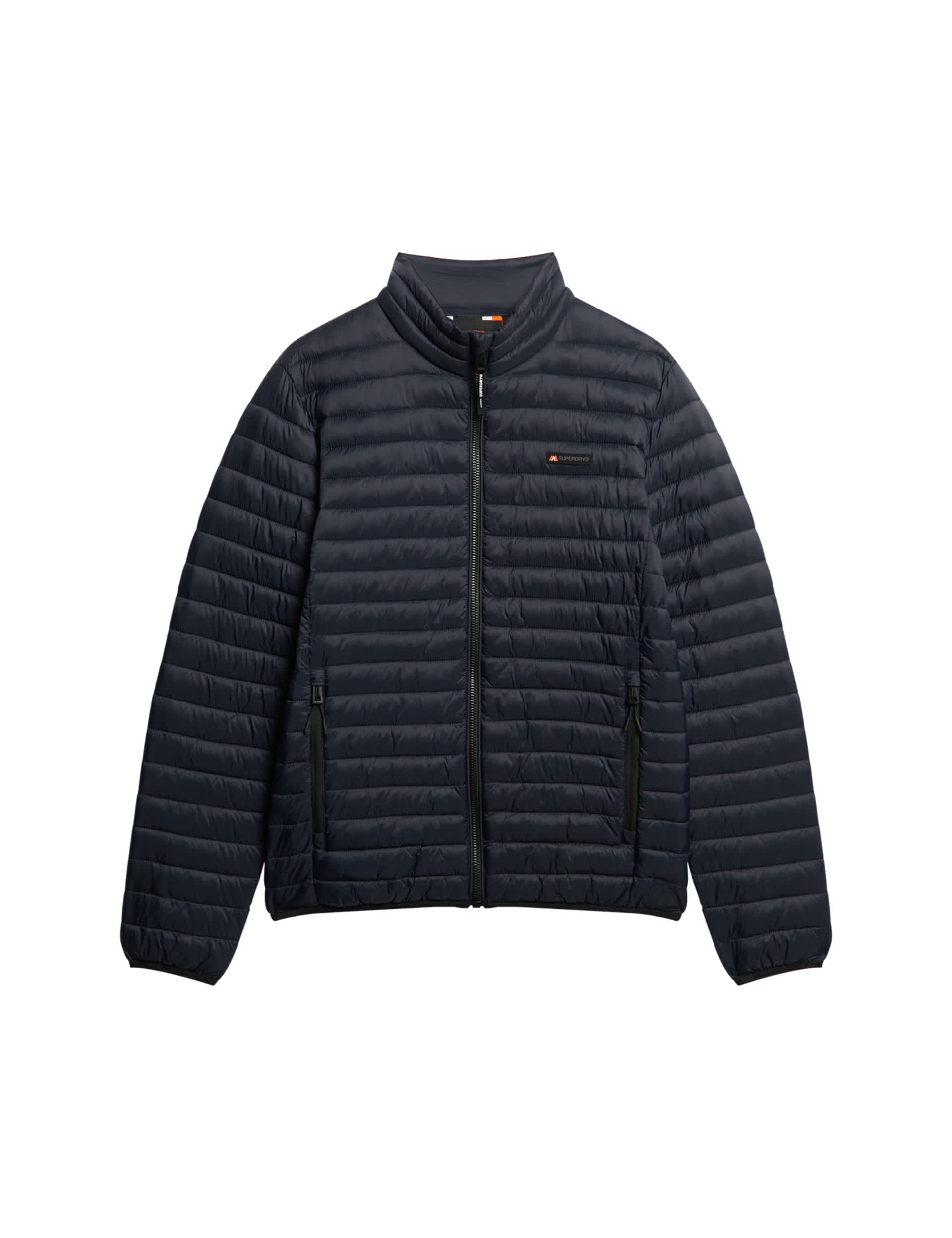 Superdry Men's Quilted Padded Puffer Jacket - M - Navy, Navy,Black