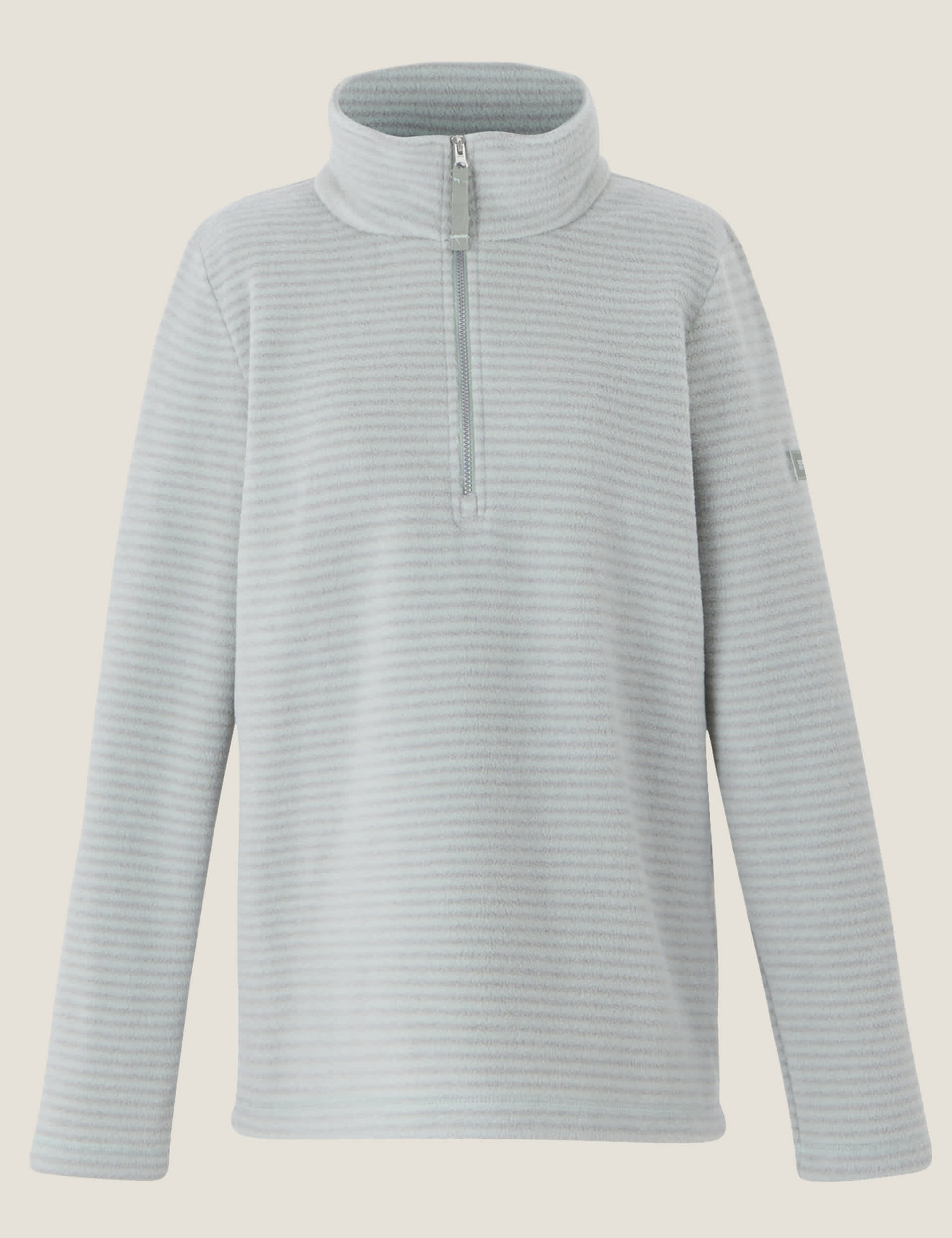 Regatta Women's Solenne II Striped Half Zip Fleece - 10 - Grey, Grey