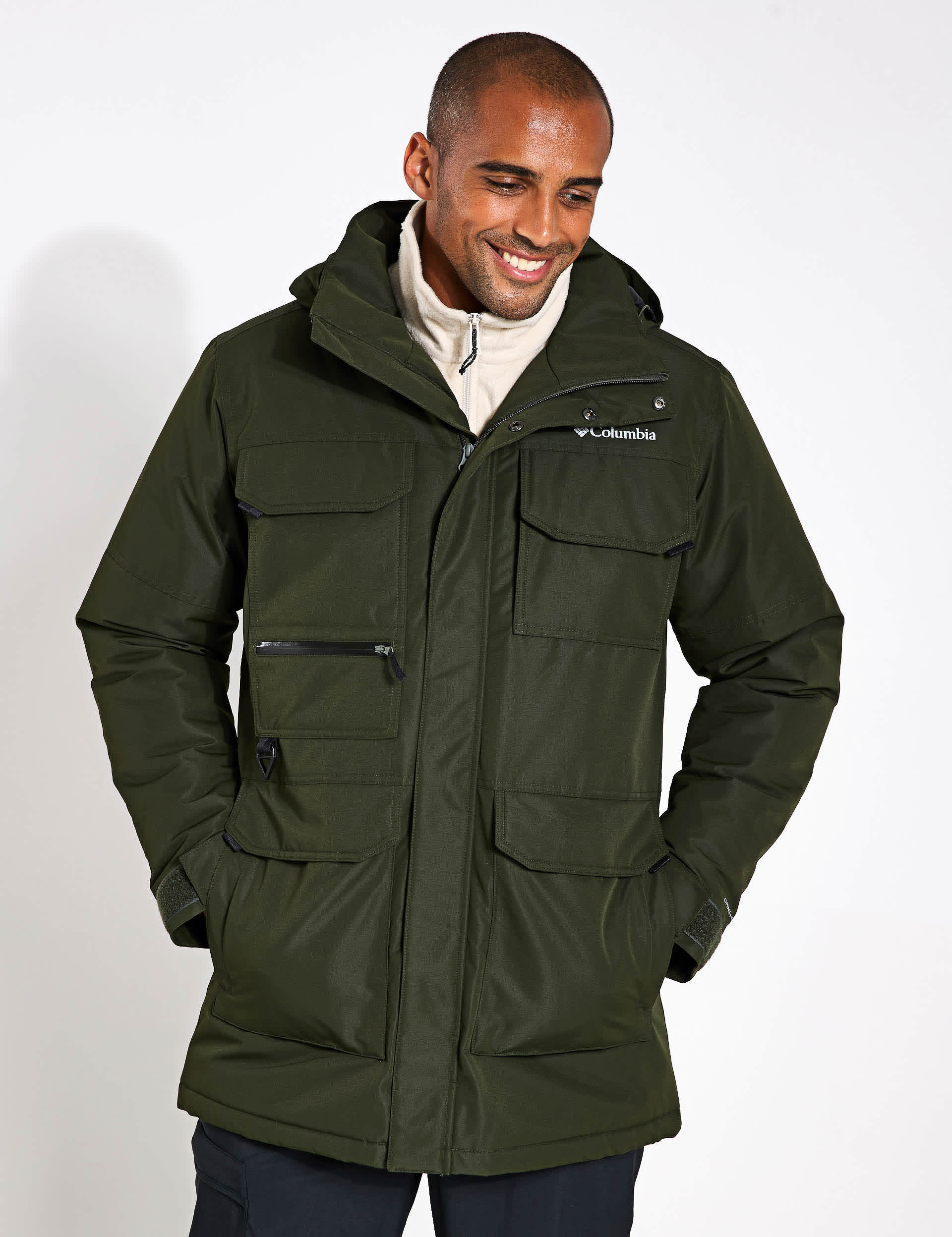 Columbia Men's Landroamer II Waterproof Parka Jacket - Dark Green, Dark Green