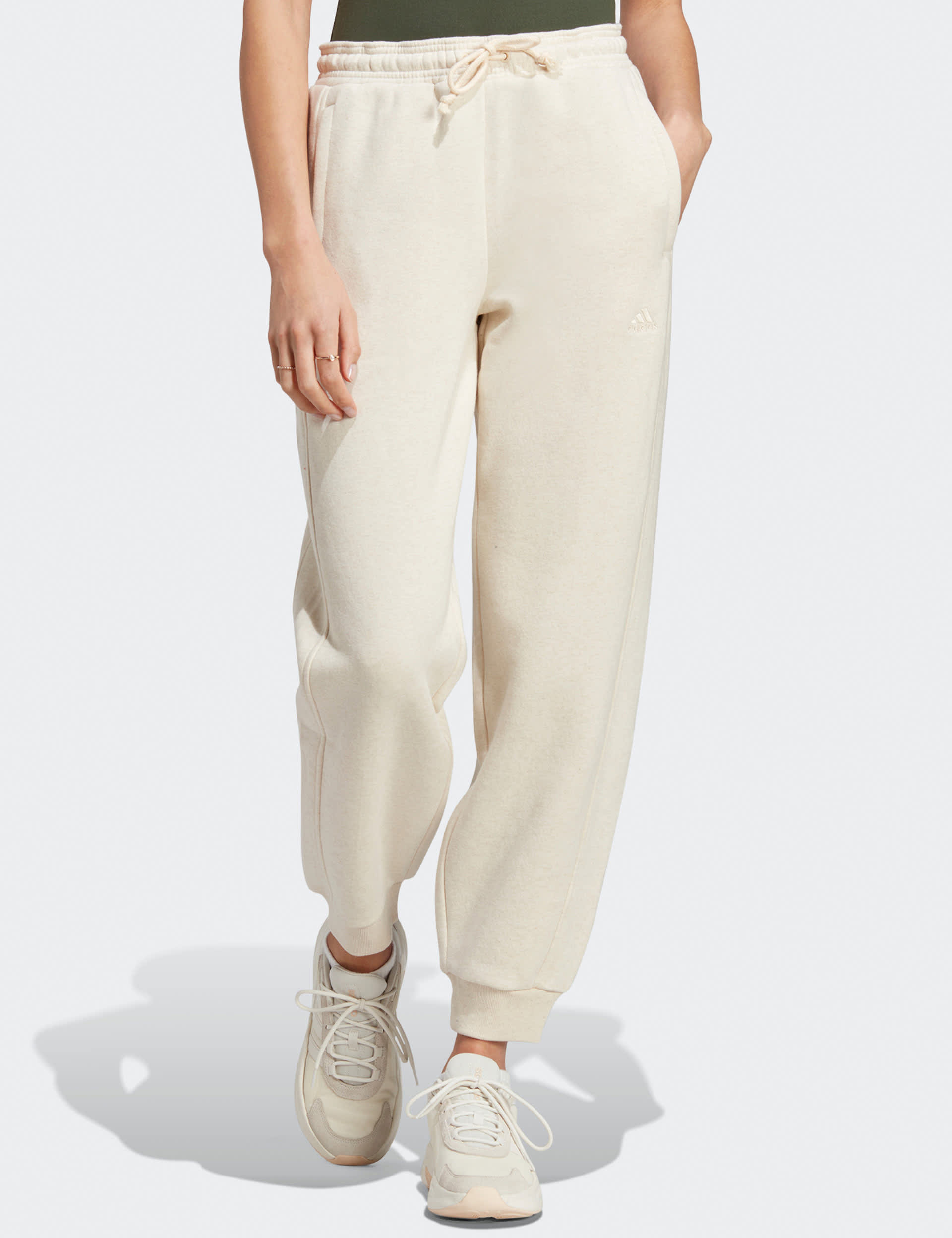 Adidas Women's ALL SZN Cotton Rich Joggers - XL - Soft White, Soft White