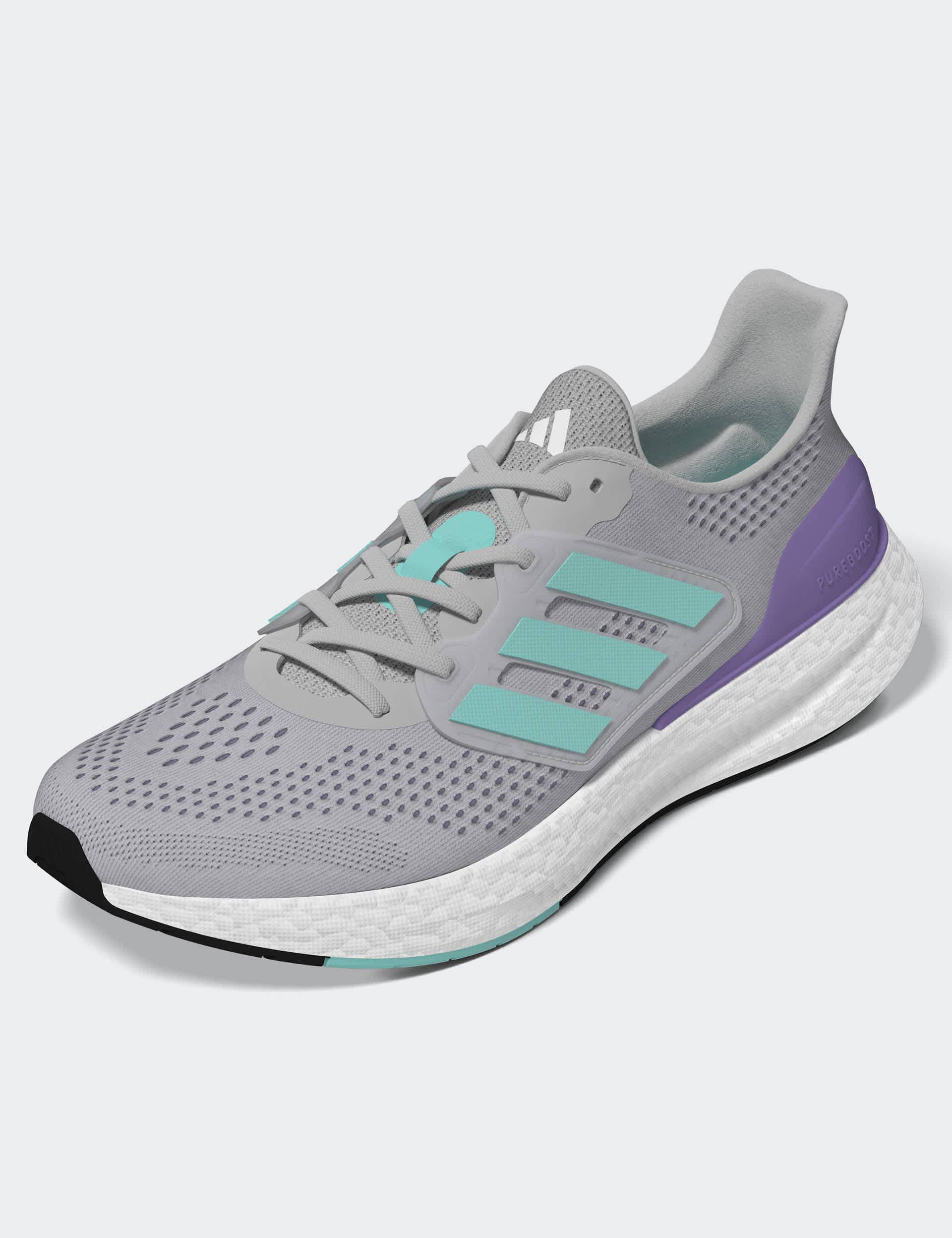 Adidas Women's Pureboost 23 Trainers - 3.5 - Grey Mix, Grey Mix