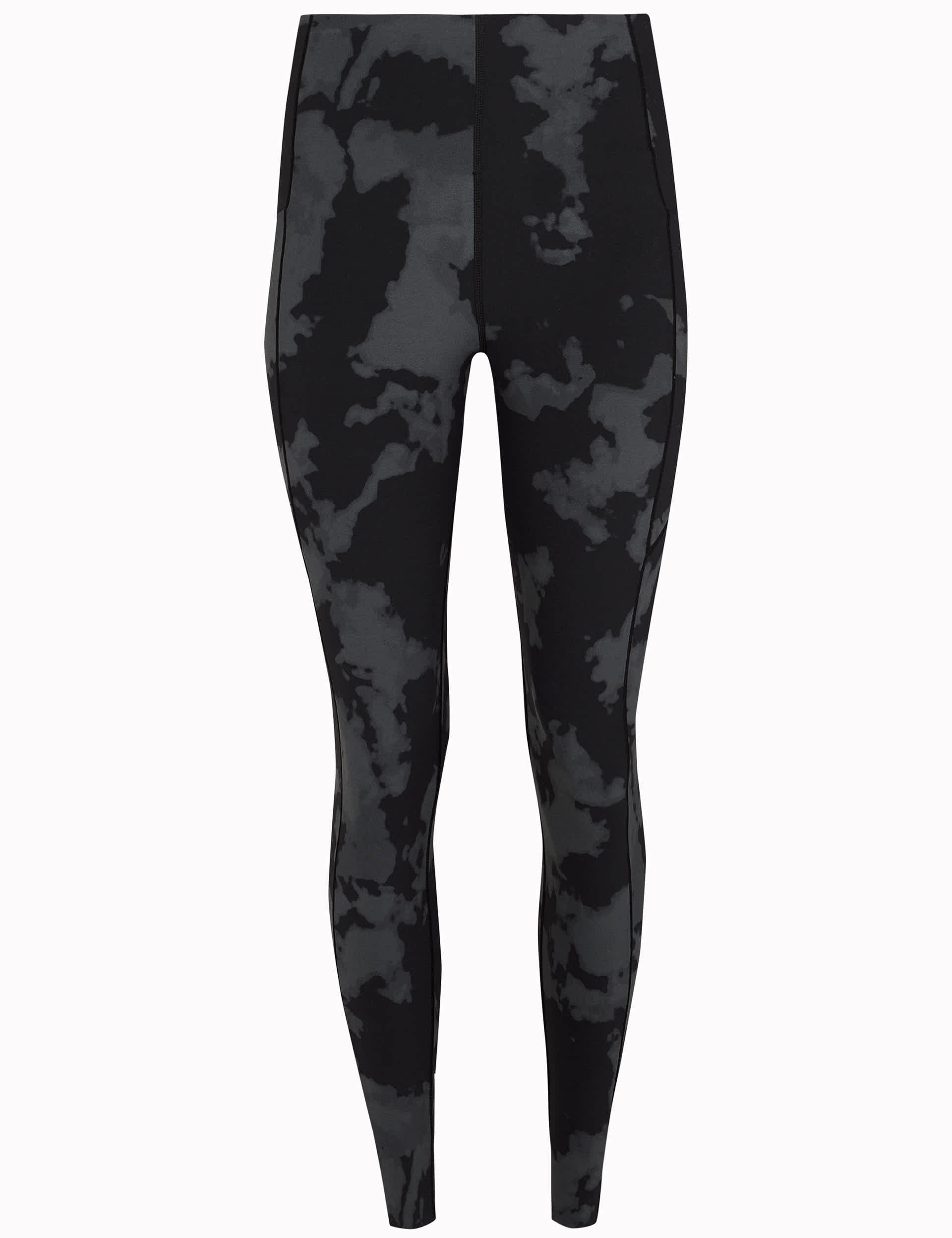 Sweaty Betty Women's Power Ultrasculpt High Waisted 7/8 Leggings - Black Mix, Black Mix,Dark Green