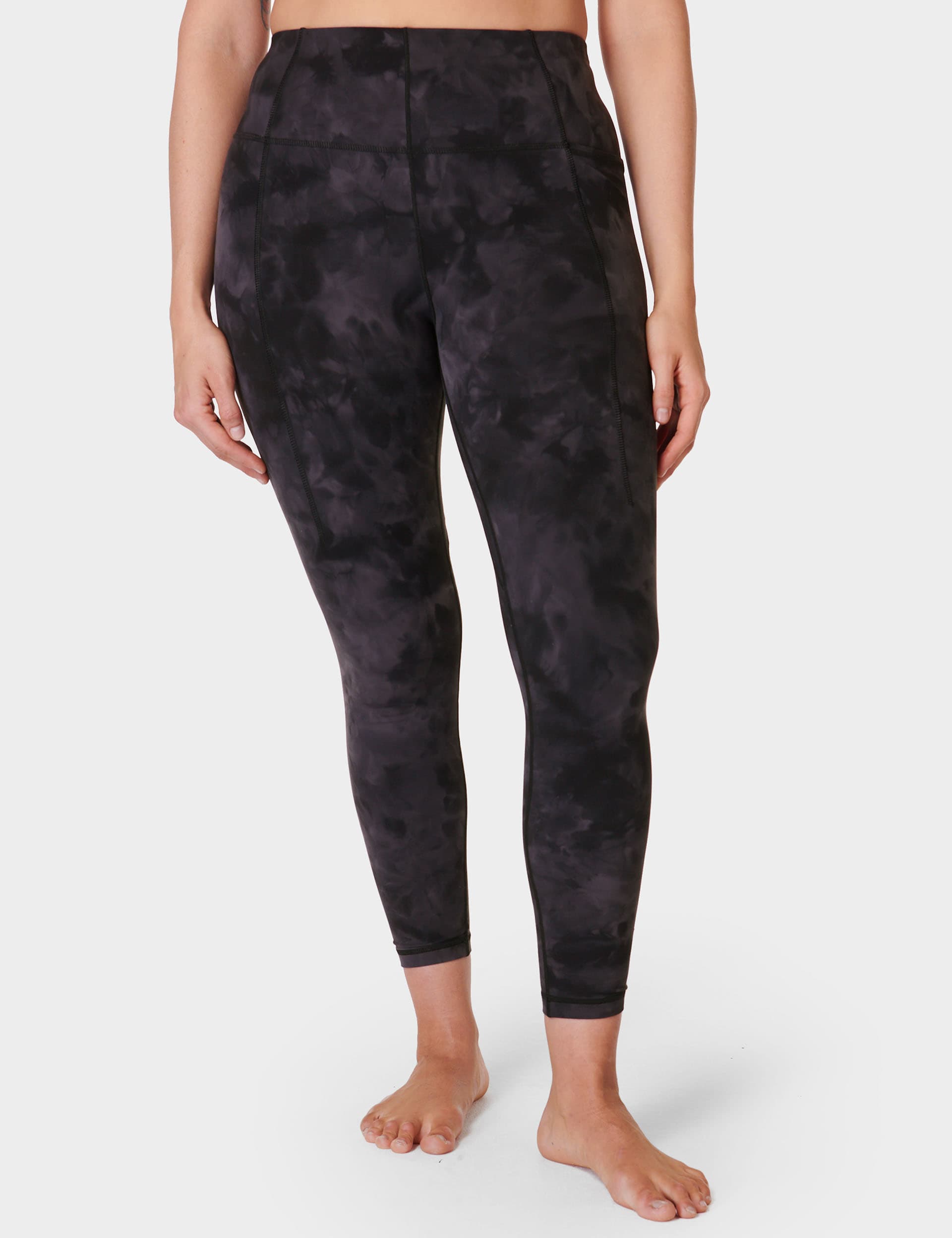 Sweaty Betty Women's Soft Sculpt Printed 7/8 Leggings - M - Black Mix, Black Mix