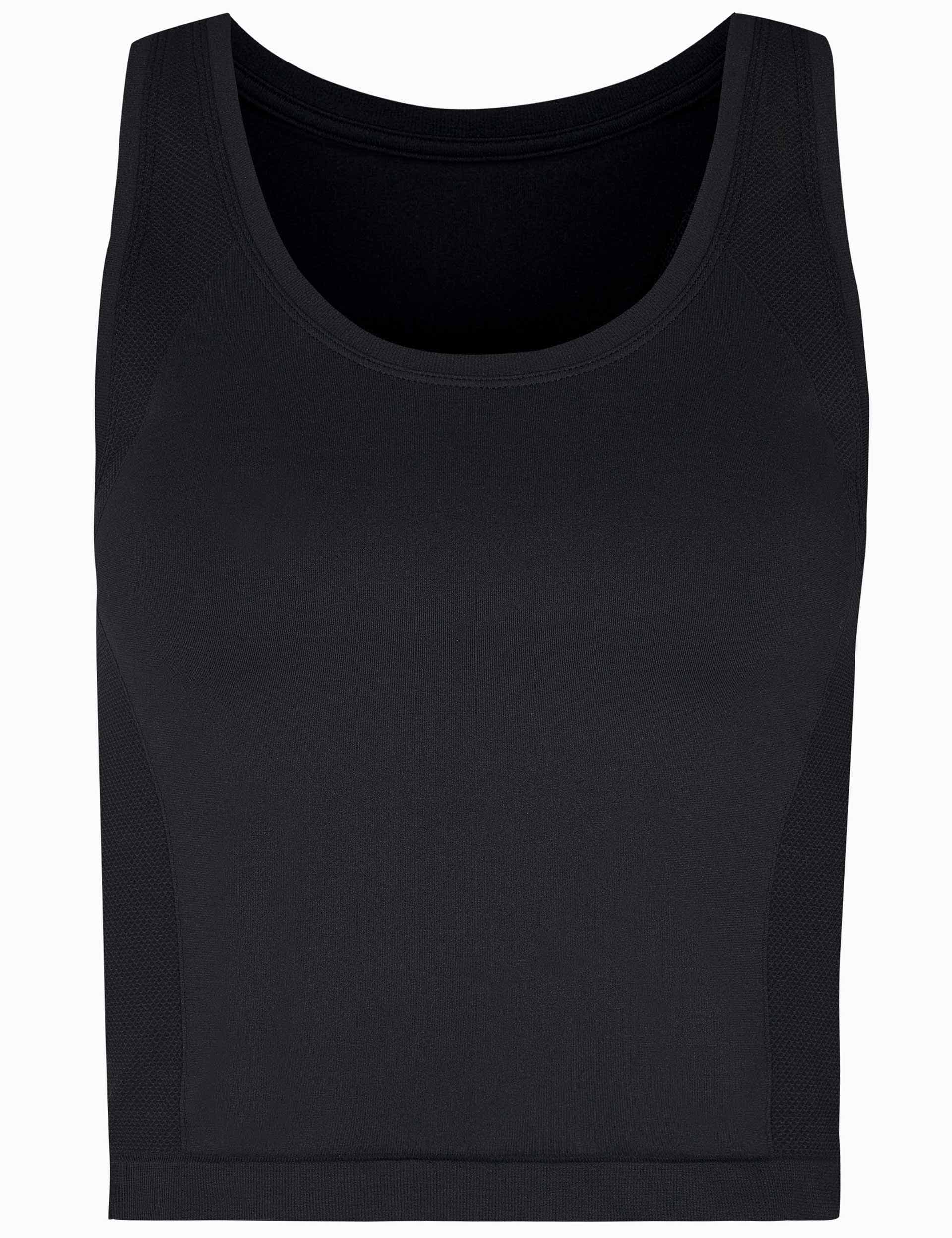 Sweaty Betty Women's Athlete Scoop Neck Seamless Crop Top - Black, Black