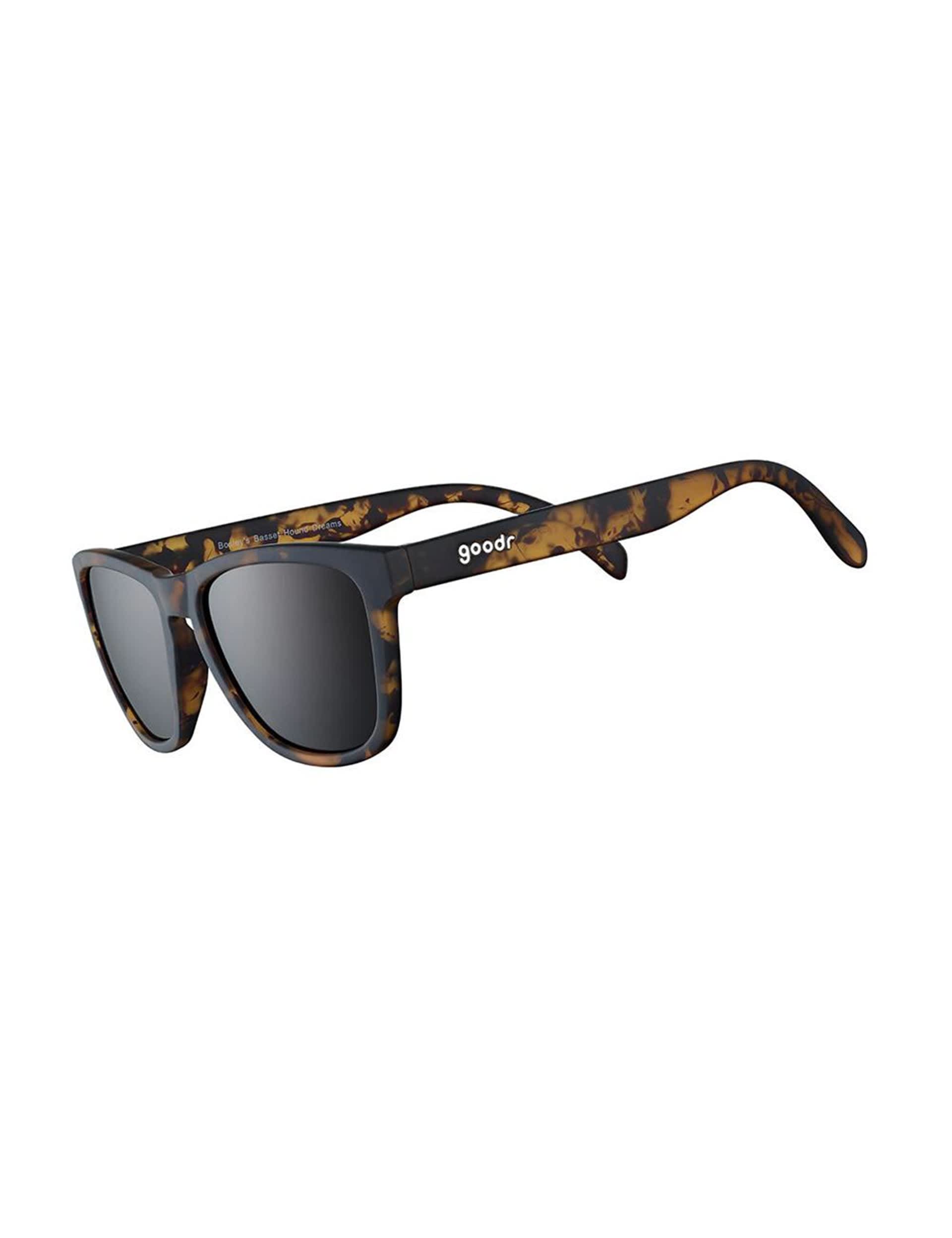 Goodr D-Frame Sunglasses - Brown, Black Mix,Black,Brown