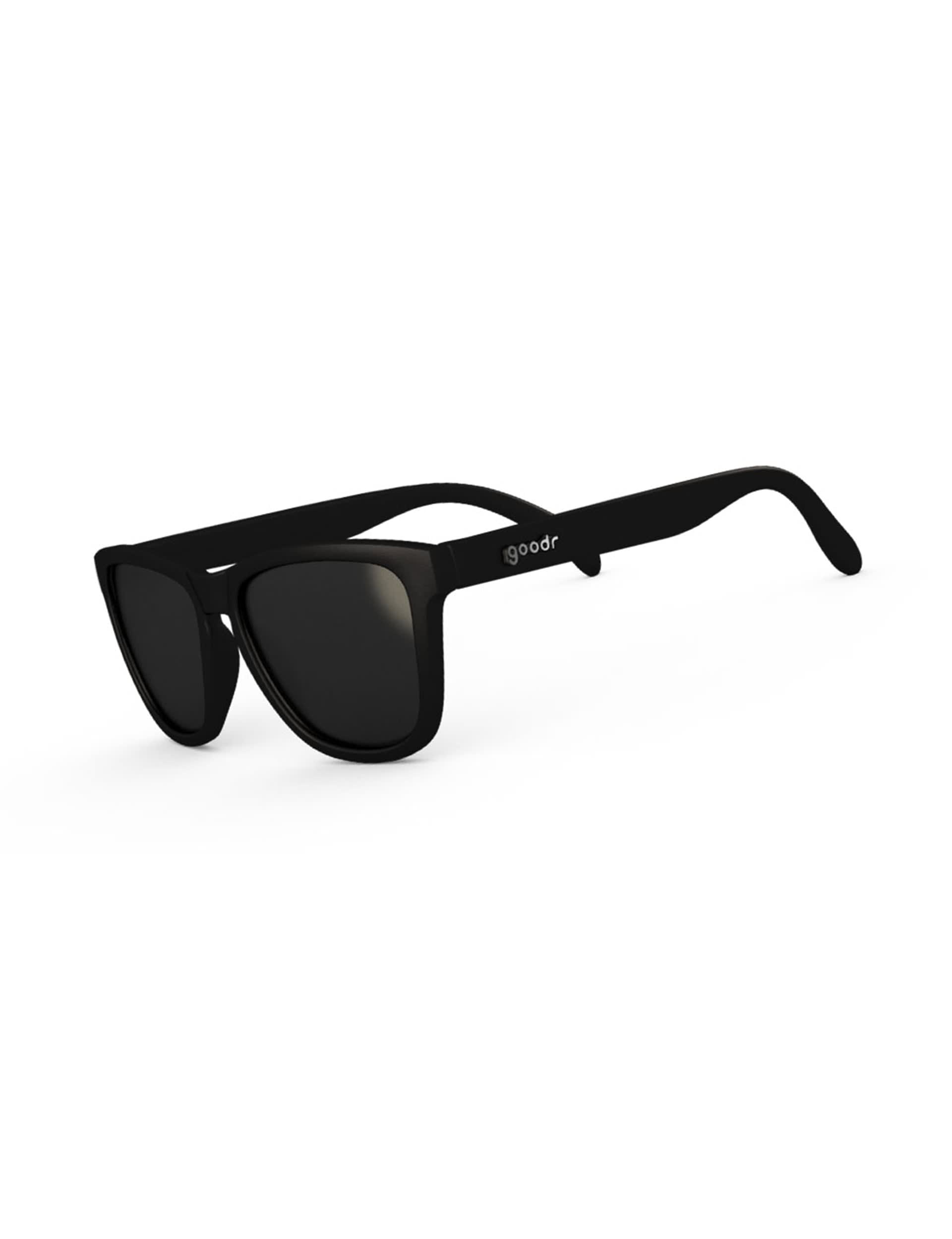 Goodr D-Frame Sunglasses - Black, Black,Brown