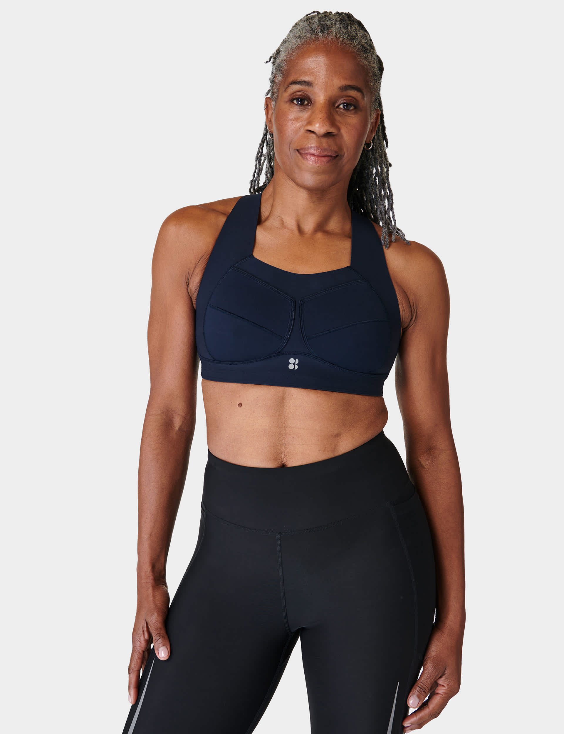 Sweaty Betty Women's Zero Gravity Running Bra - 36C - Navy, Navy