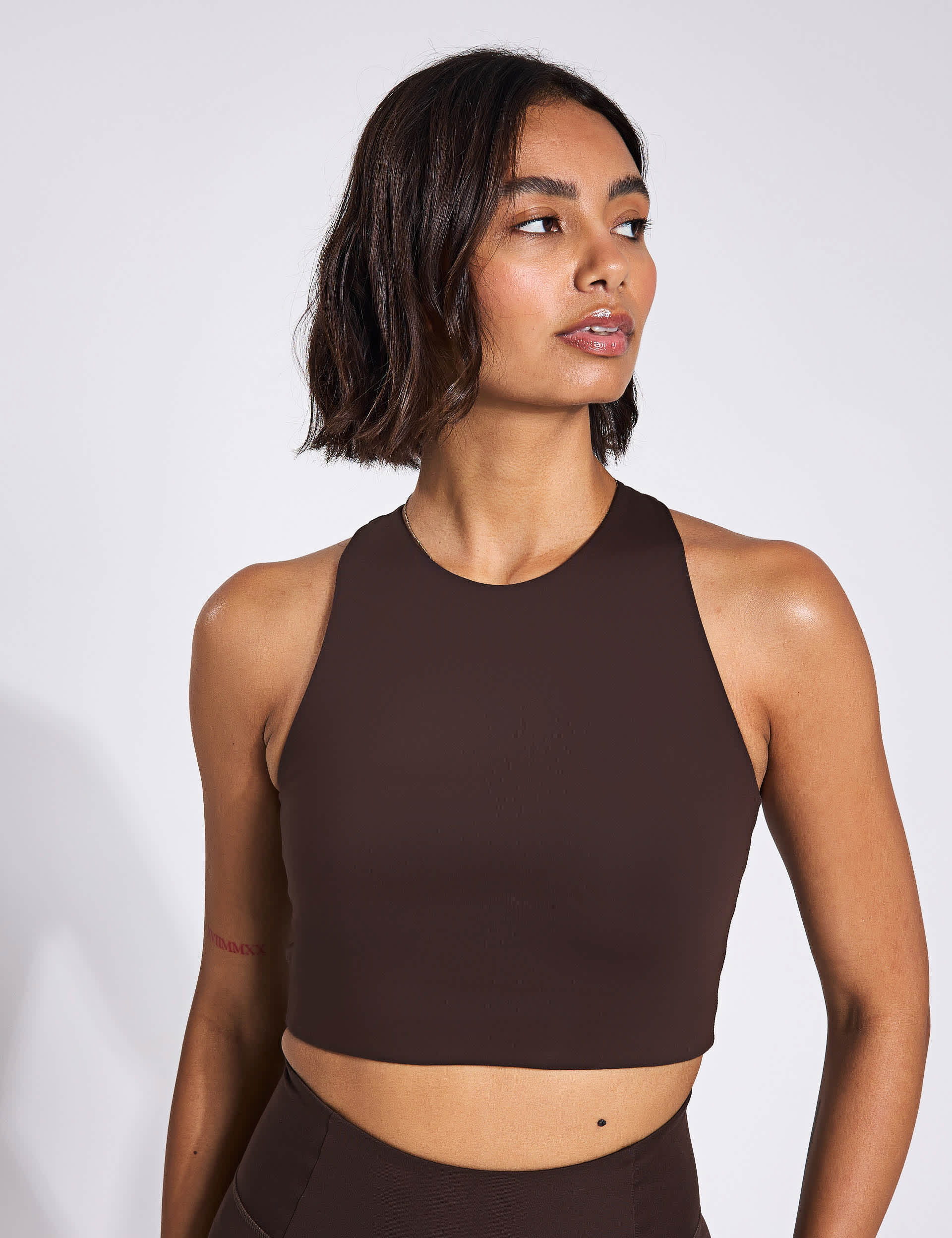 Girlfriend Collective Women's Dylan Non Wired Sports Bra - Brown, Burgundy,Brown