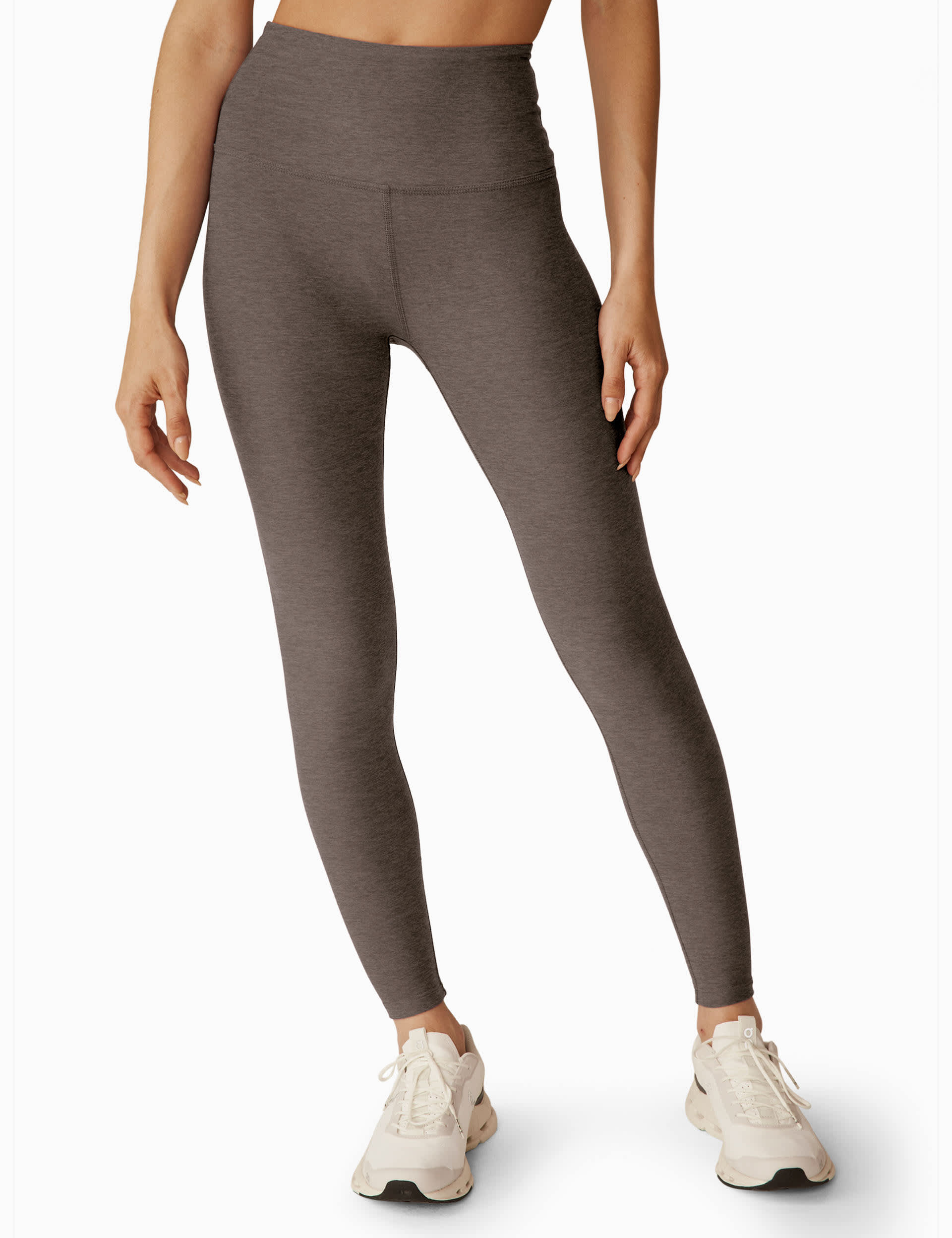 Beyond Yoga Women's Spacedye Caught In The Midi Leggings - Light Brown, Dark Brown,Light Brown