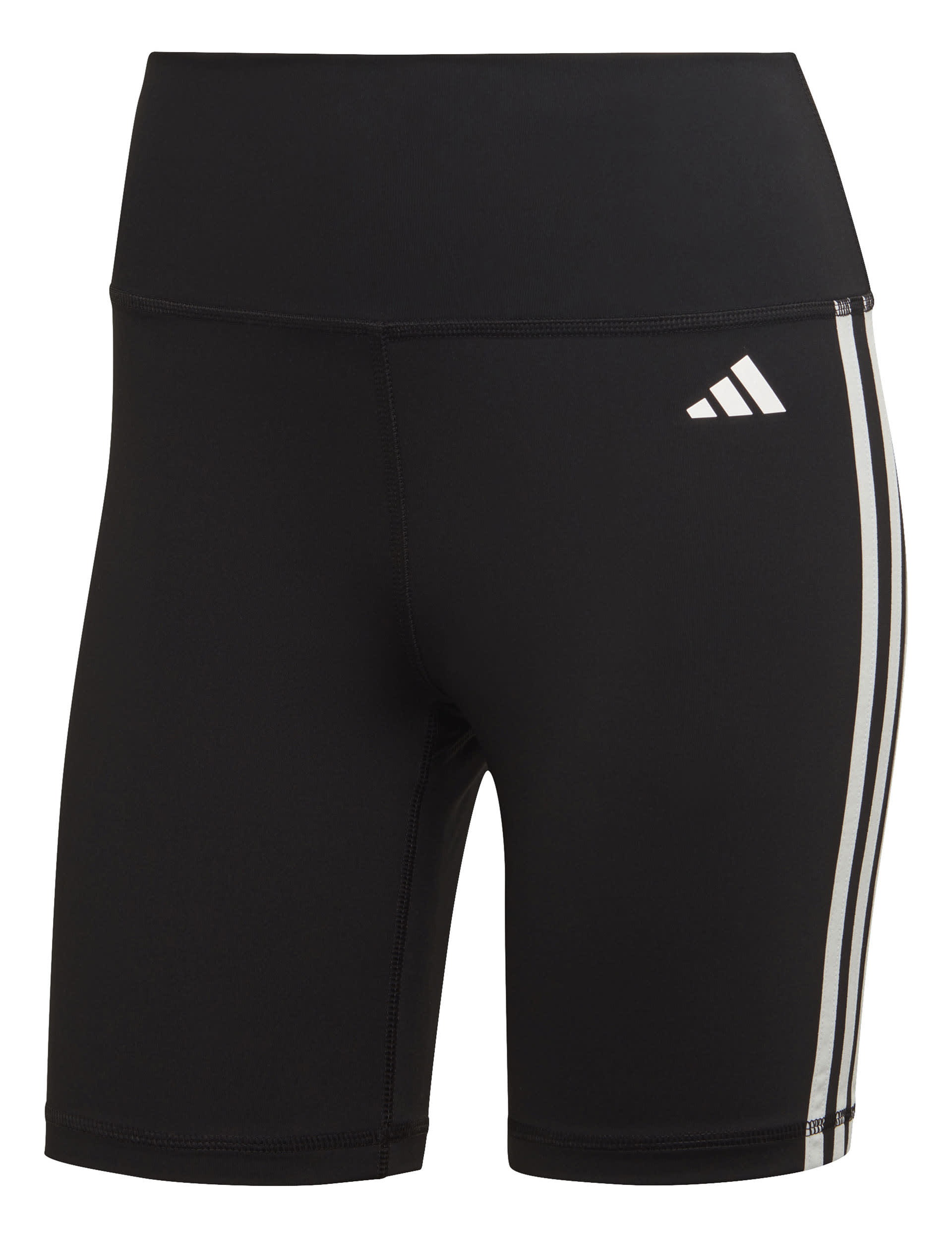 Adidas Women's Train Essentials High Waisted Gym Shorts - Black, Black