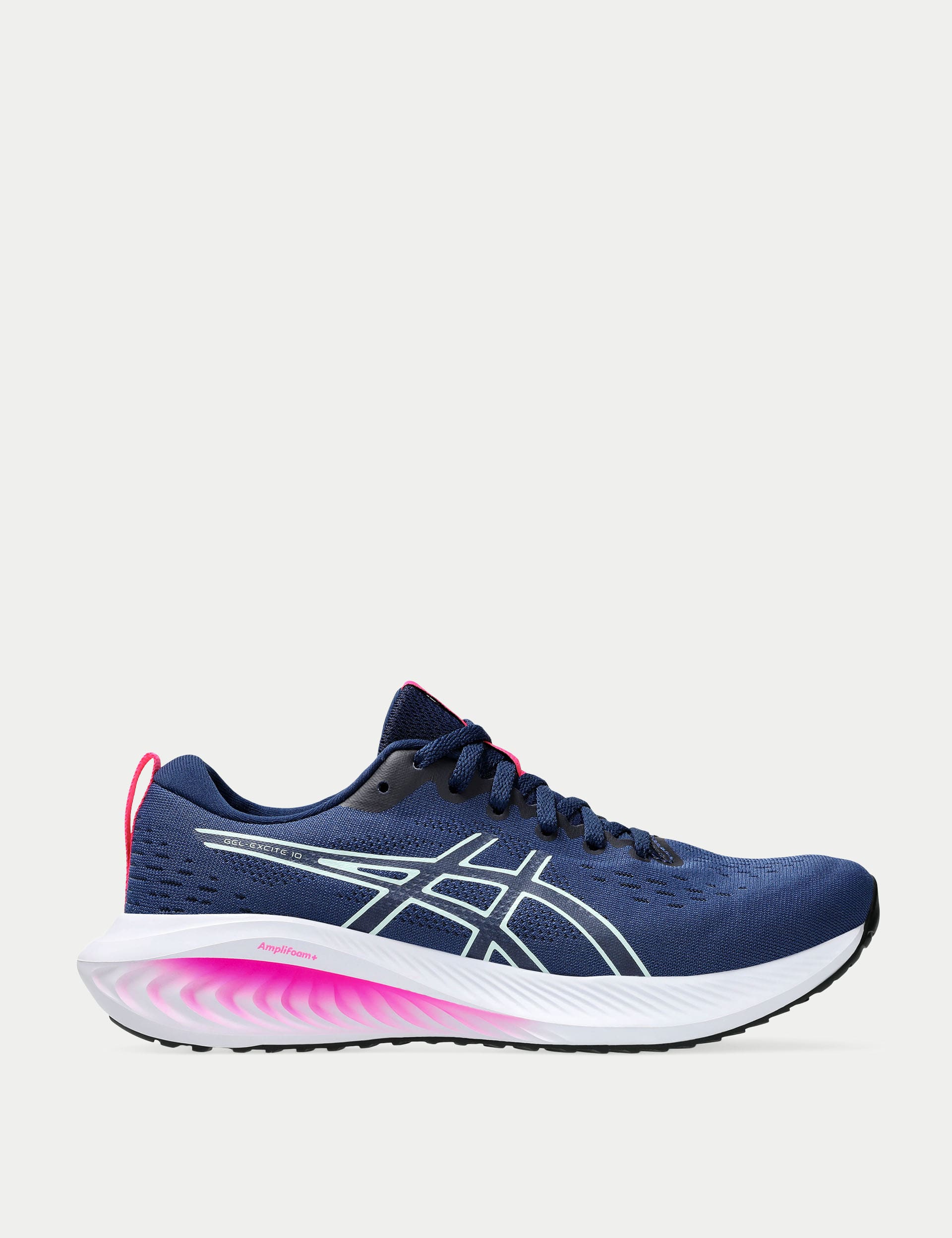 Asics Women's Gel-Excite 10 Lace Up Trainers - 6 - Dark Blue, Dark Blue