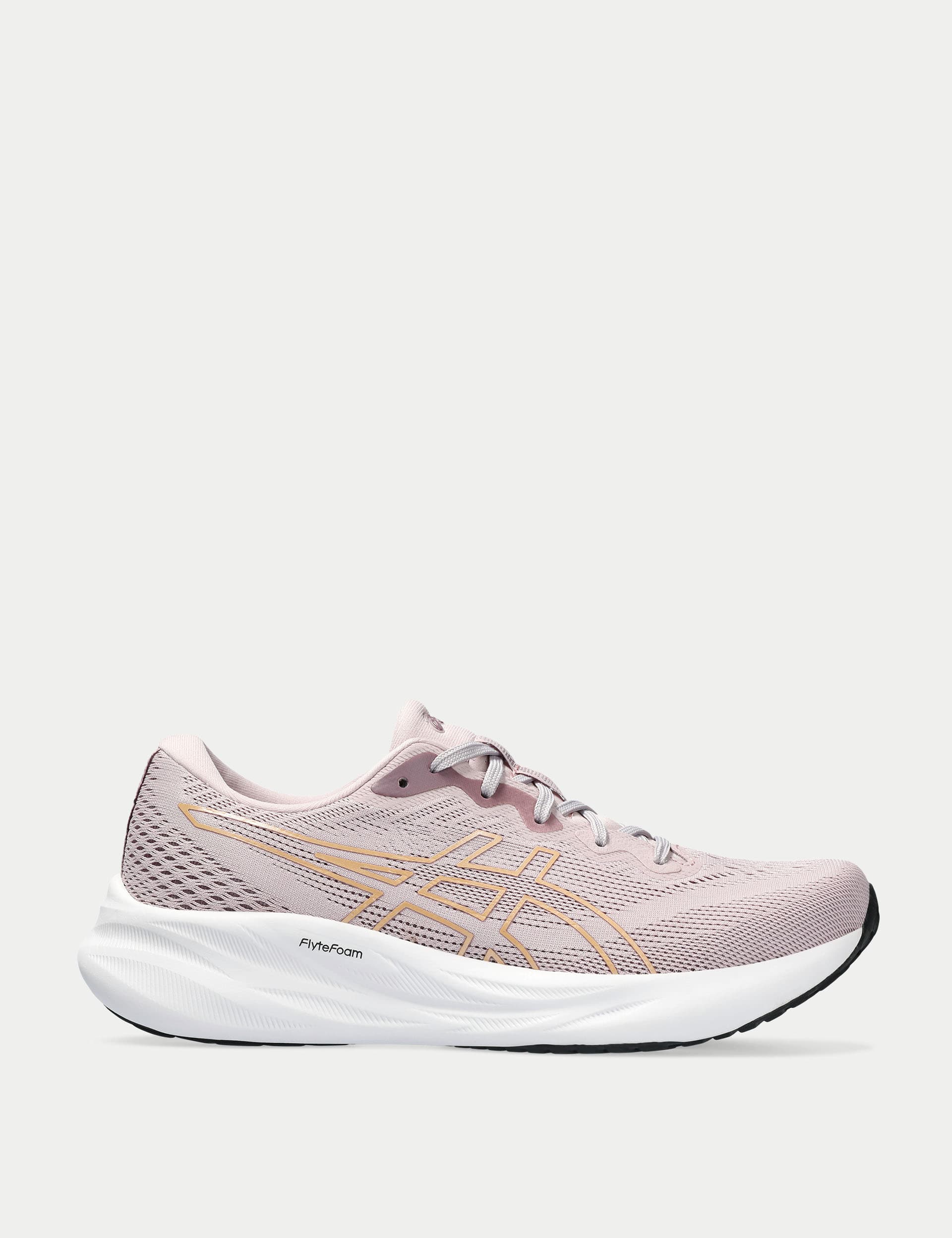 Asics Women's Pulse 15 Lace Up Trainers - 6 - Soft Pink, Soft Pink