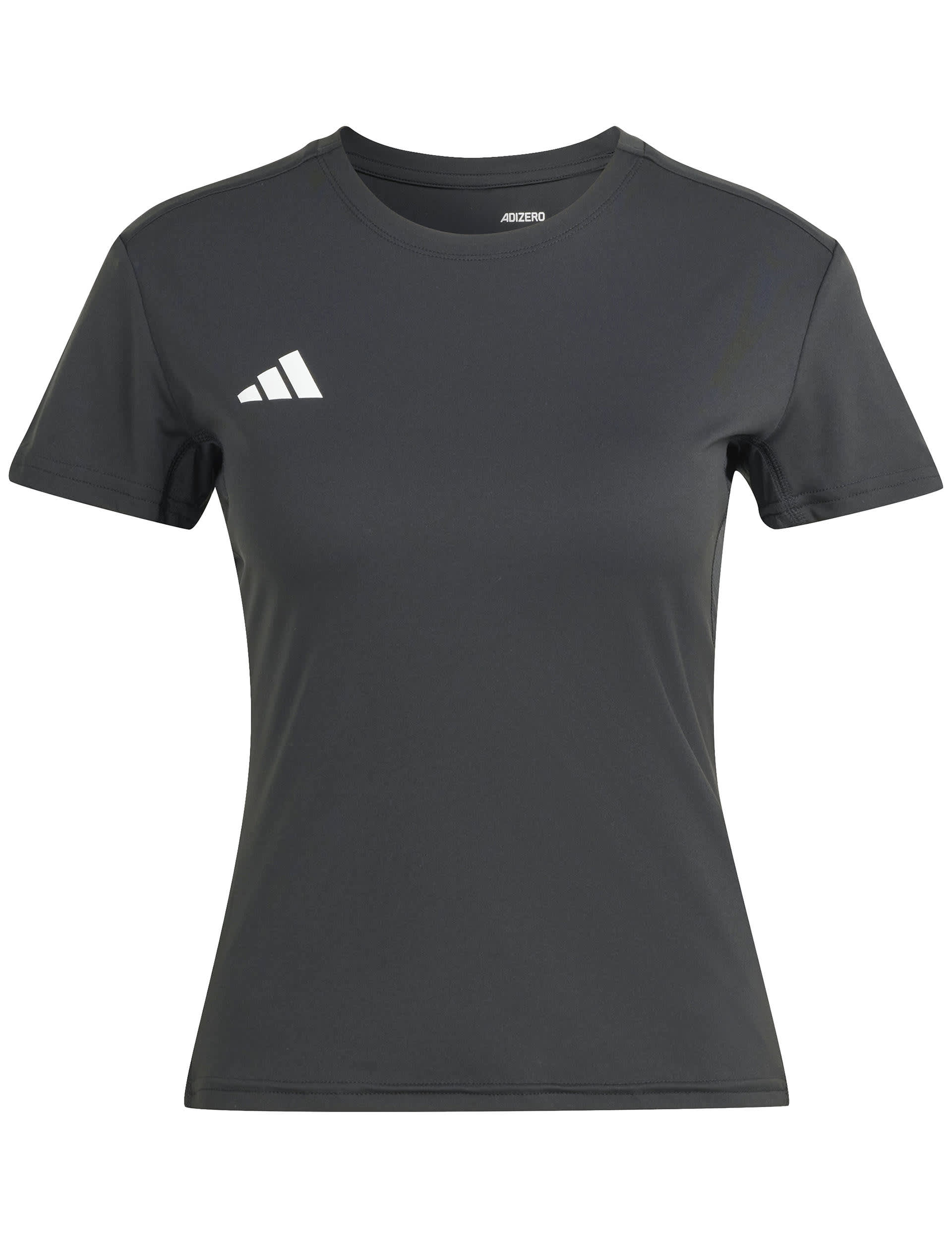 Adidas Women's Adizero Essentials Crew Neck Running T-Shirt - Black, Black