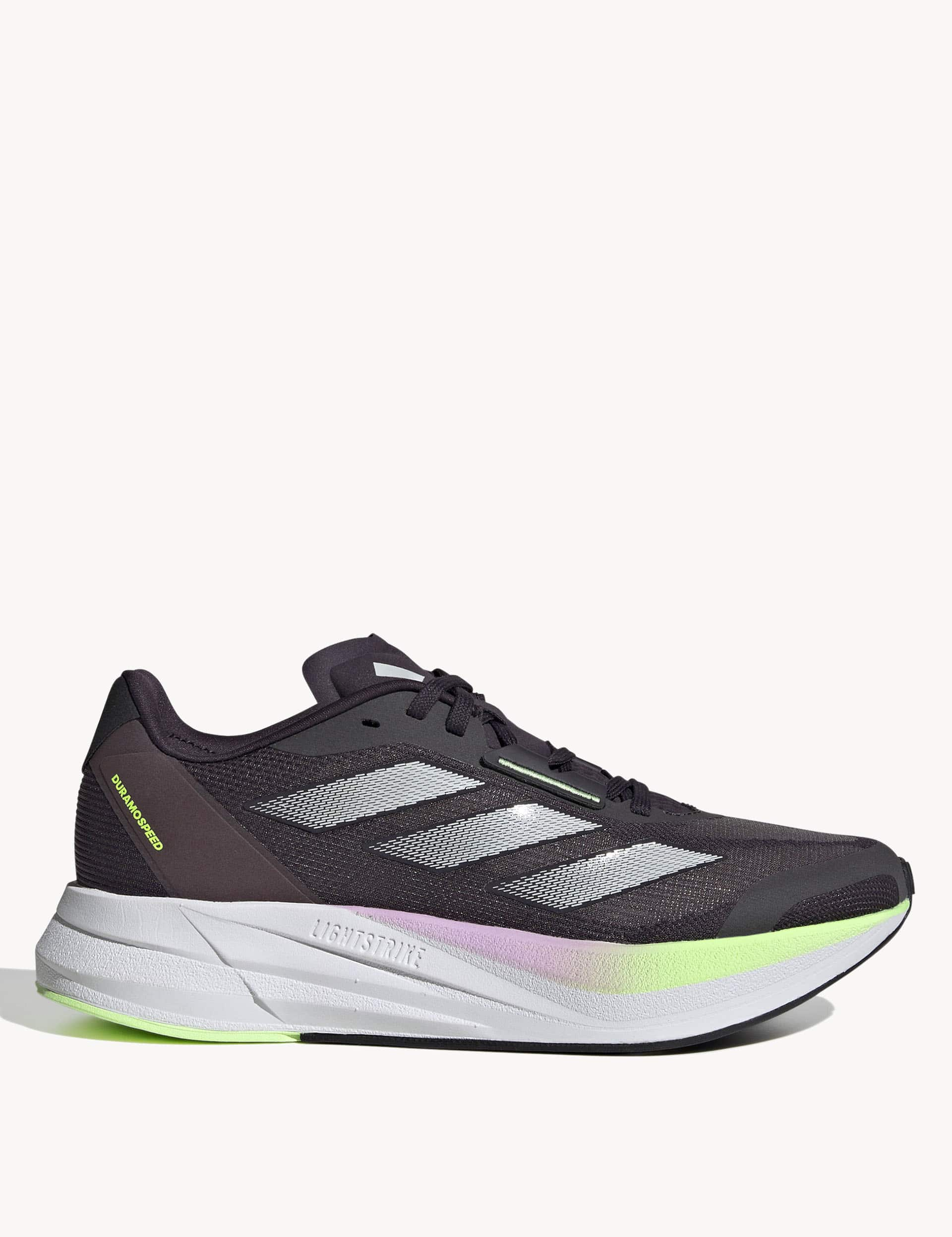 Adidas Women's Duramo Speed Running Trainers - 7 - Black Mix, Cream Mix,Black Mix