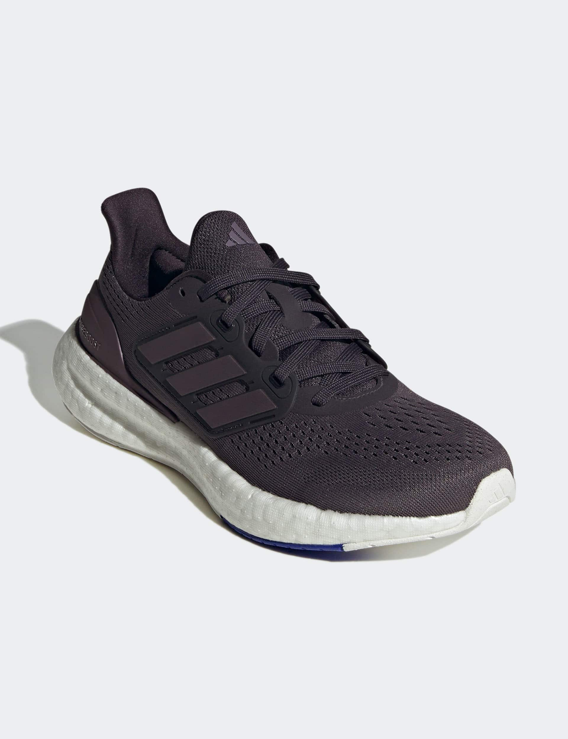 Adidas Women's Pureboost 23 Running Trainers - 7 - Medium Purple, Medium Purple,Medium Grey Mix