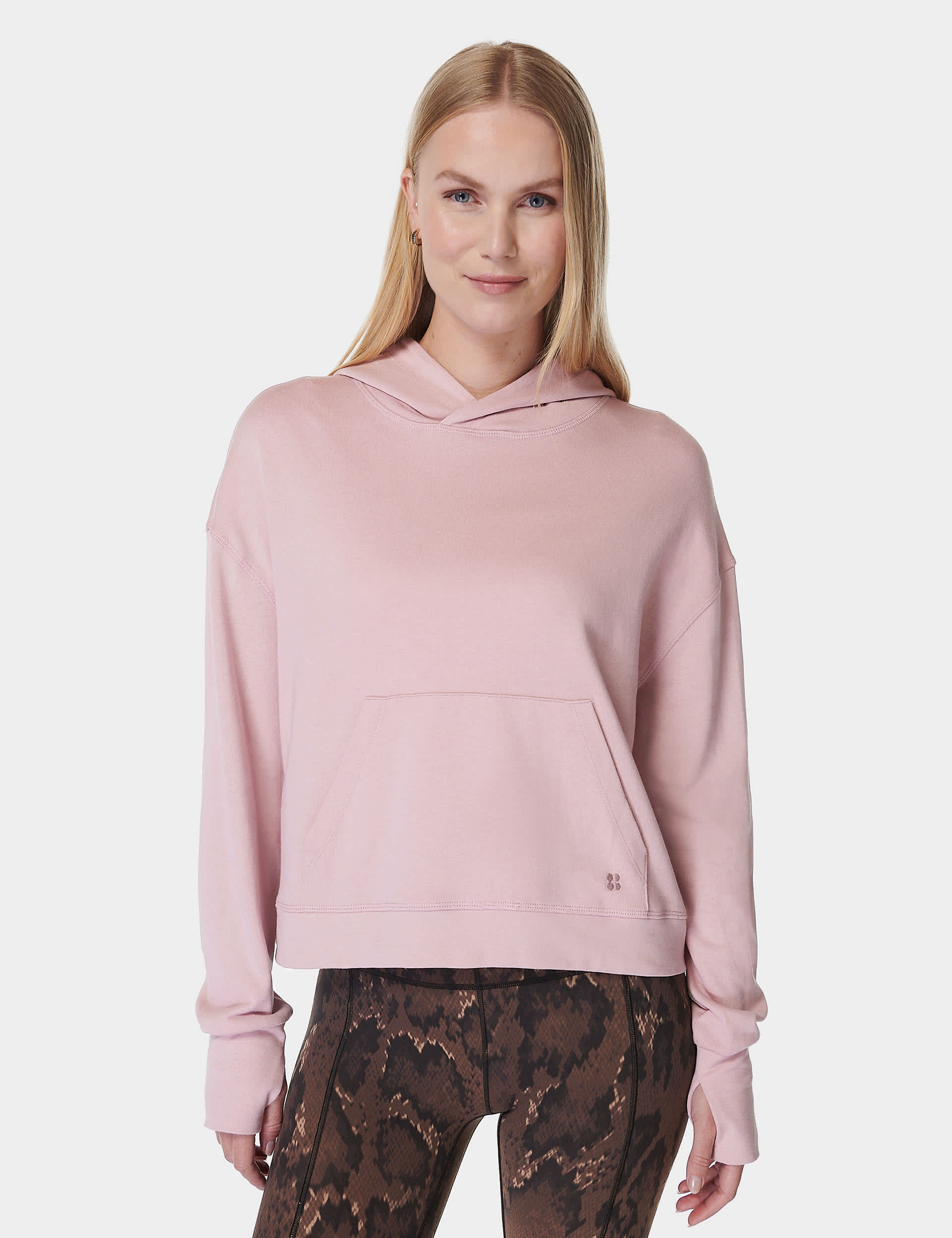 Sweaty Betty Women's After Class Modal Blend Relaxed Hoodie - Pink, Pink