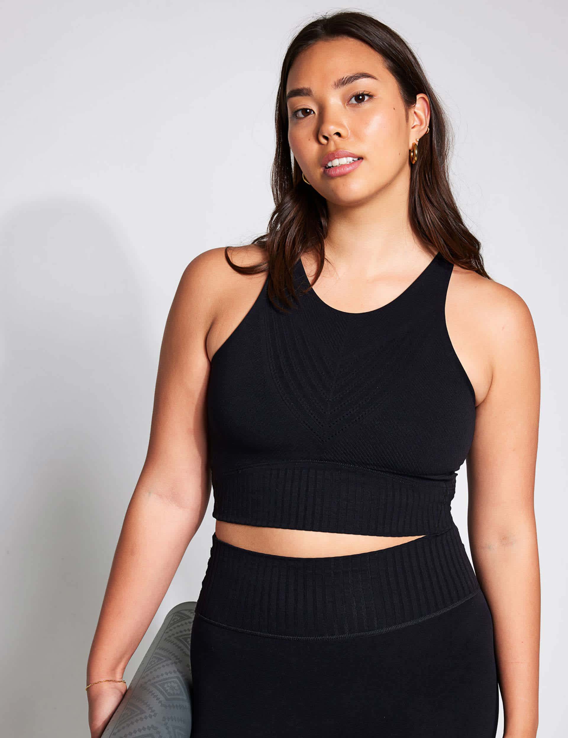 Ymo Women's Full Circle Medium Support Seamless Sports Bra