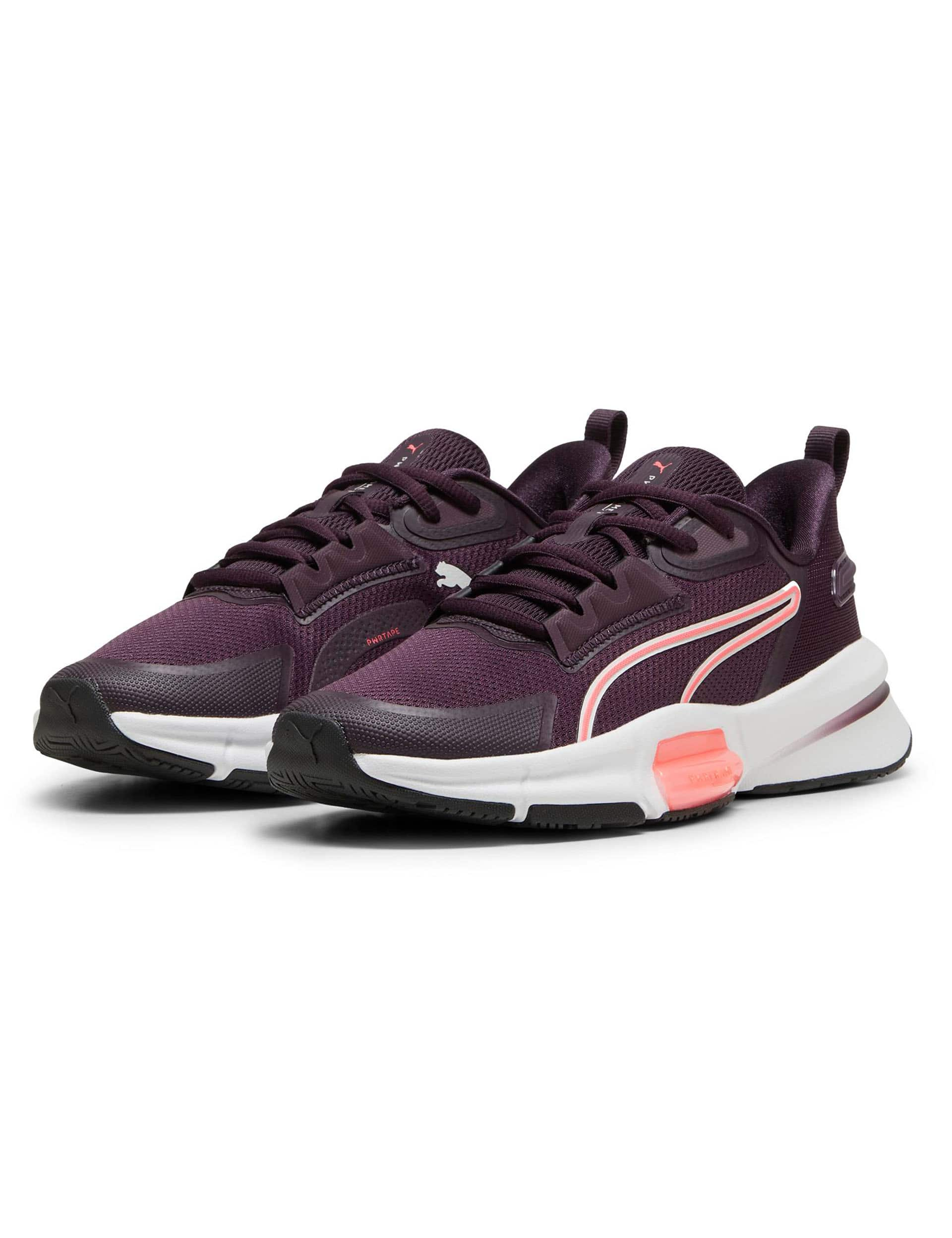 Puma Women's PWRFrame TR 3 Trainers - 5.5 - Medium Purple, Medium Grey Mix,Medium Purple,Light Purpl