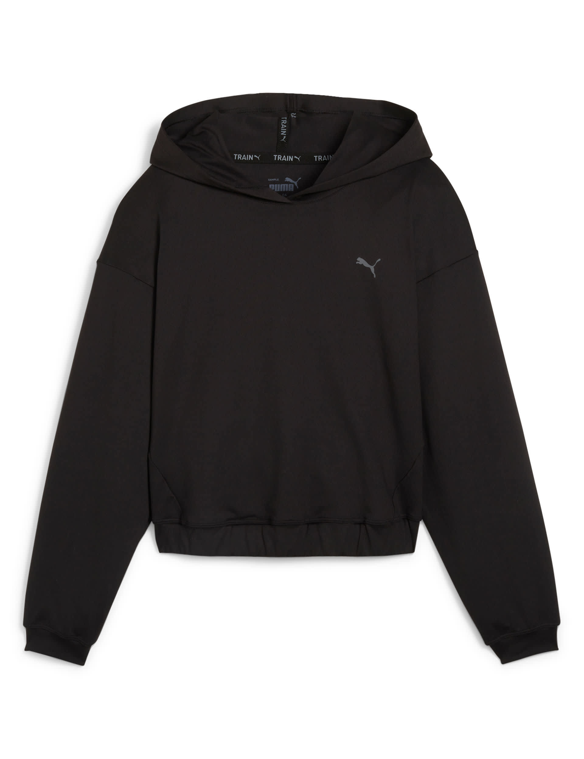 Puma Women's Relaxed Hoodie - M - Black, Black