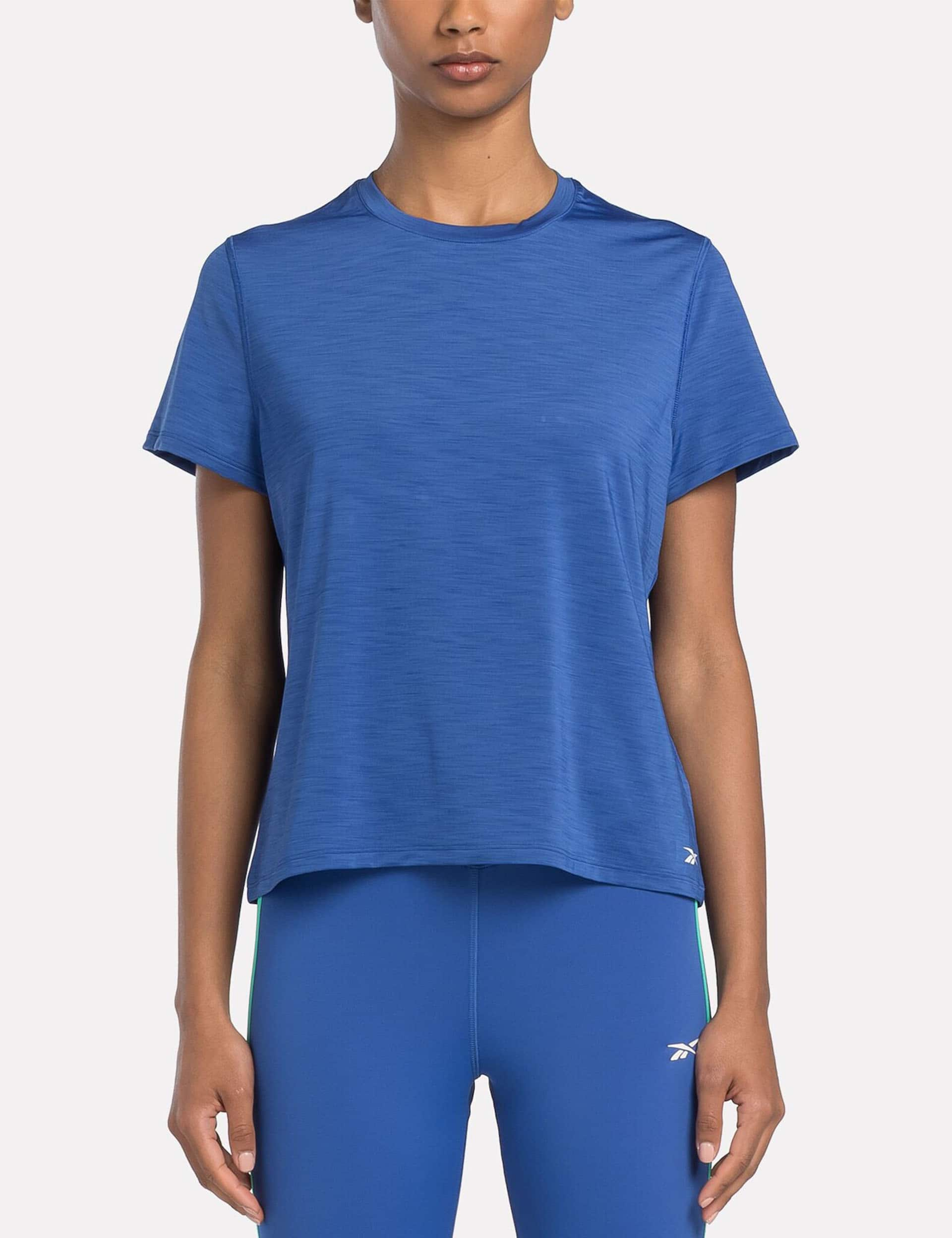 Reebok Women's Chill Athletic Crew Neck Open Back T-Shirt - M - Cobalt, Cobalt