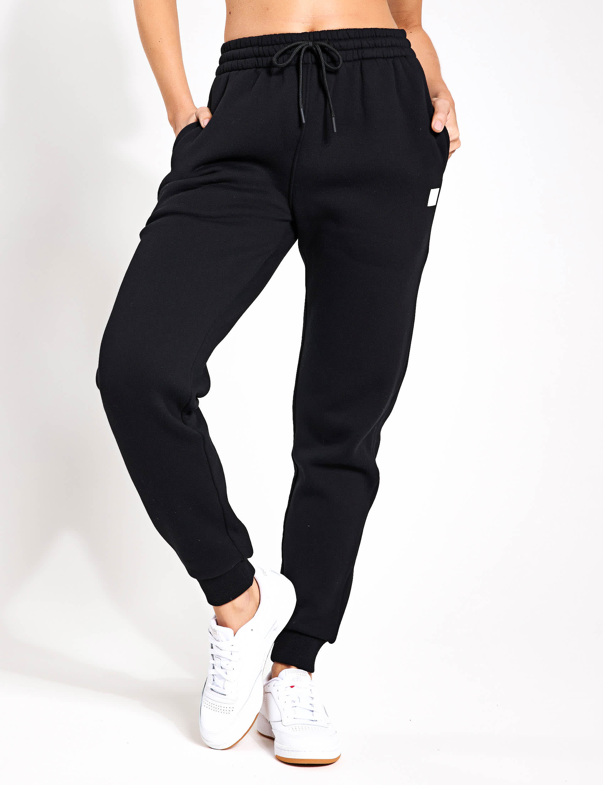 Lilybod Women's Millie Cotton Rich Cuffed Slim Fit Joggers - Black, Black