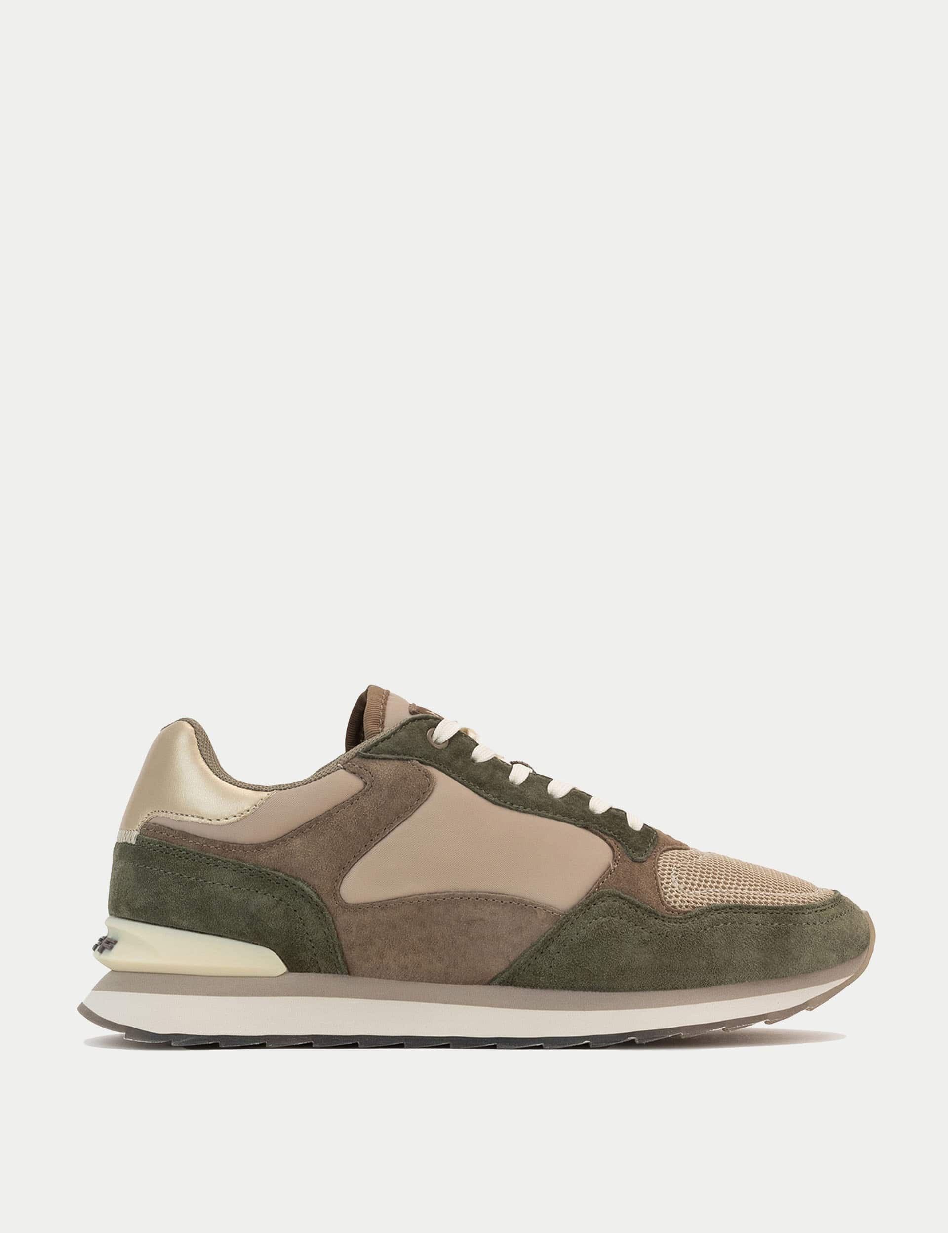 Hoff Women's City Trainers - 7 - Khaki Mix, Oatmeal,Neutral,Olive,Khaki Mix,Black/Grey,Blush,Mauve