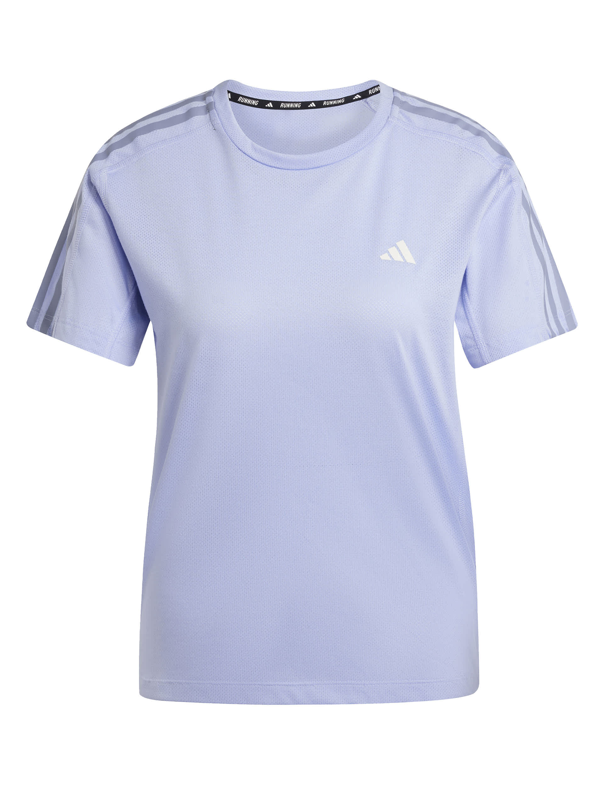 Adidas Women's Own The Run Crew Neck Running T-Shirt - M - Light Blue, Light Blue