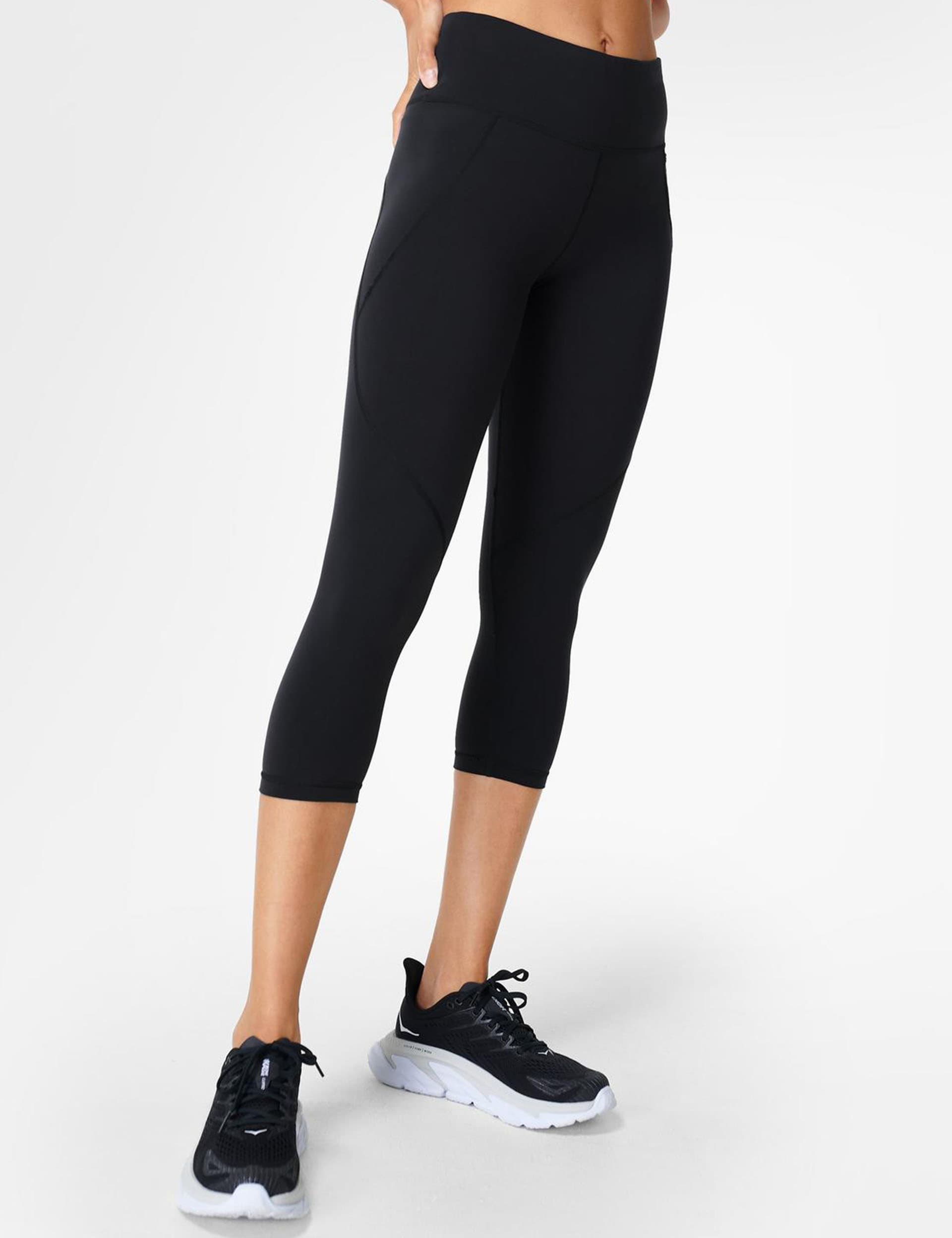 Sweaty Betty Women's Power Cropped Leggings - M - Black, Navy,Black