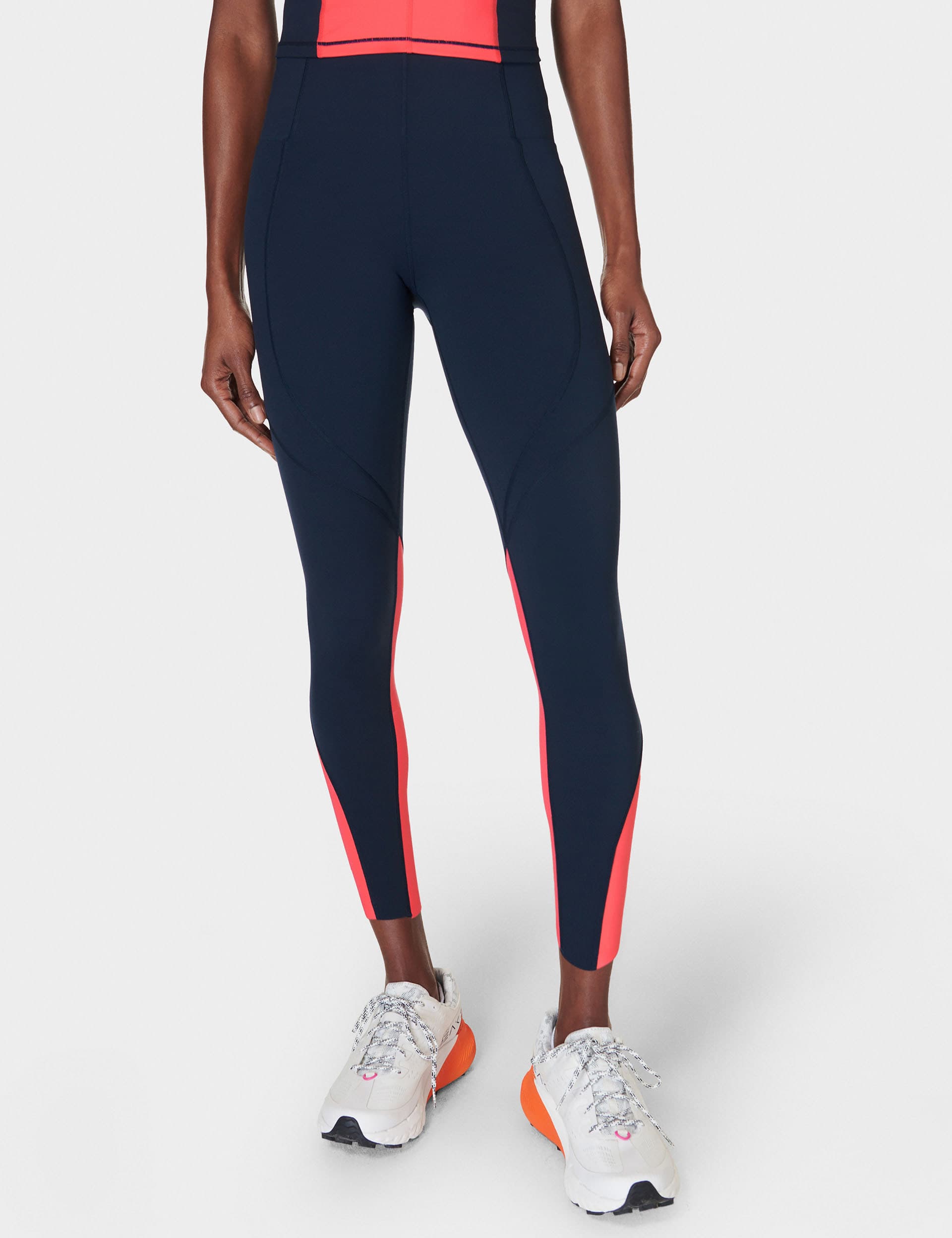 Sweaty Betty Women's Power UltraSculpt High Waisted 7/8 Leggings - Navy, Navy