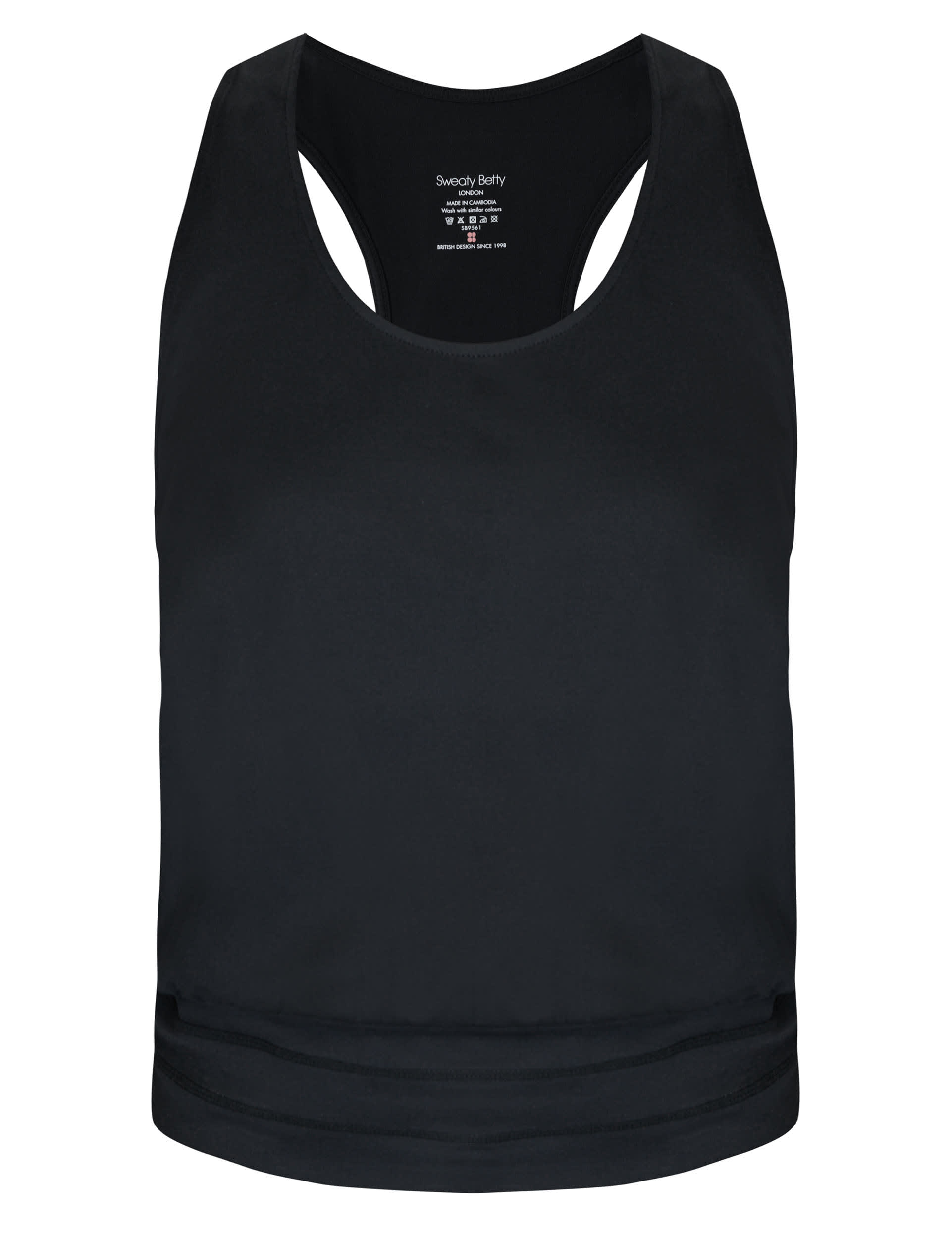 Sweaty Betty Women's Gaia Scoop Neck Relaxed Yoga Vest Top - Black, Black