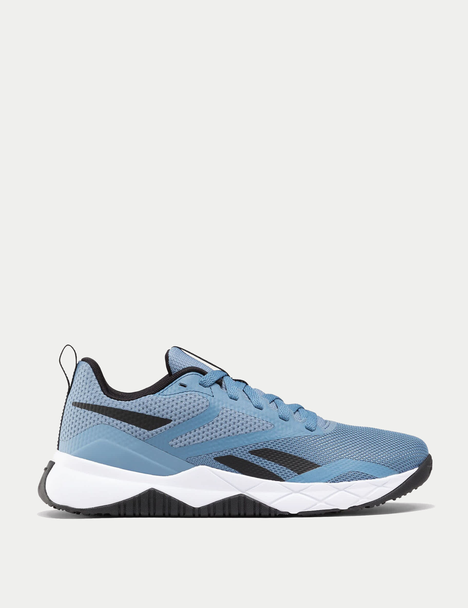 Reebok Men's NFX Trainers - 9 - Light Blue, Light Blue,White Mix