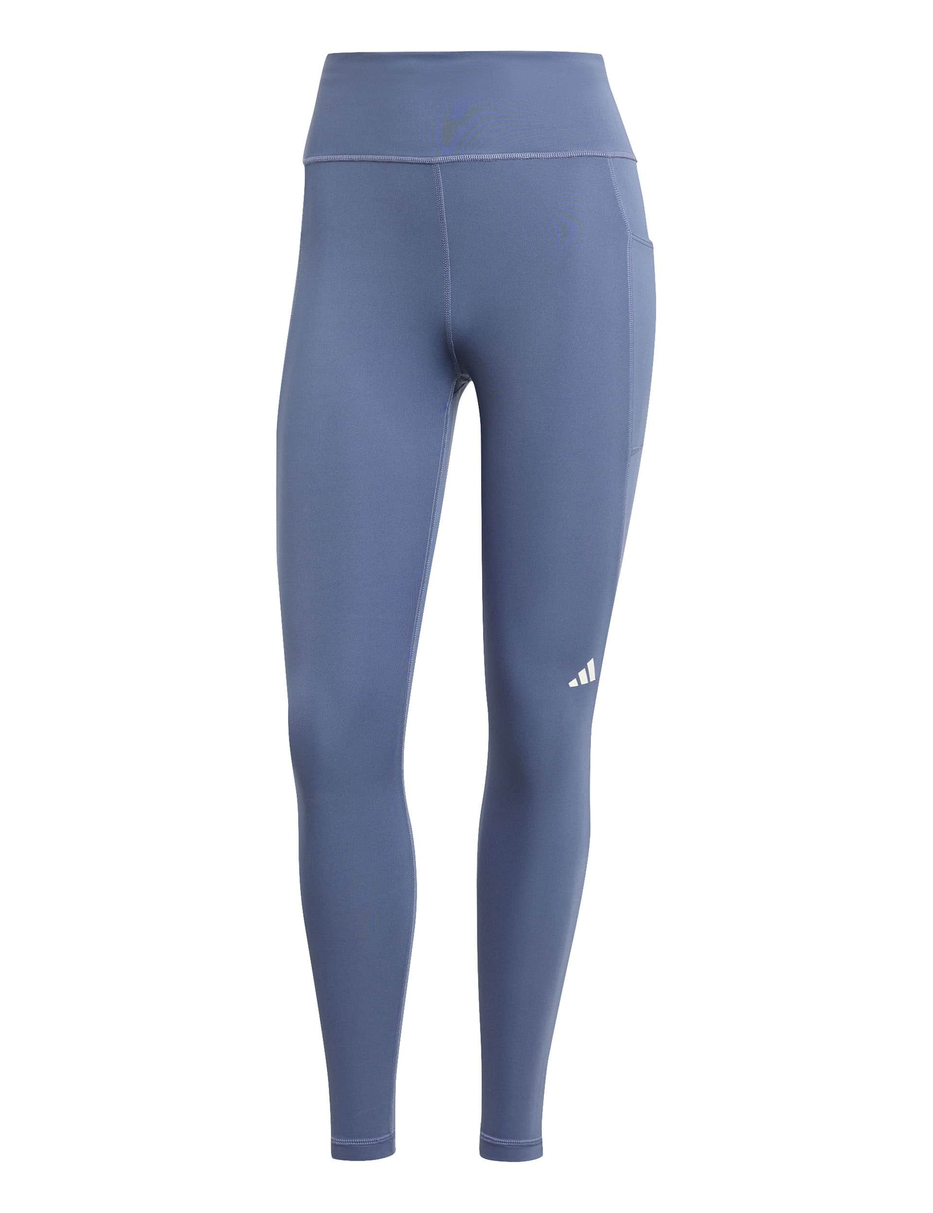 Adidas Women's Own The Run High Waisted 7/8 Leggings - Mid Blue, Mid Blue