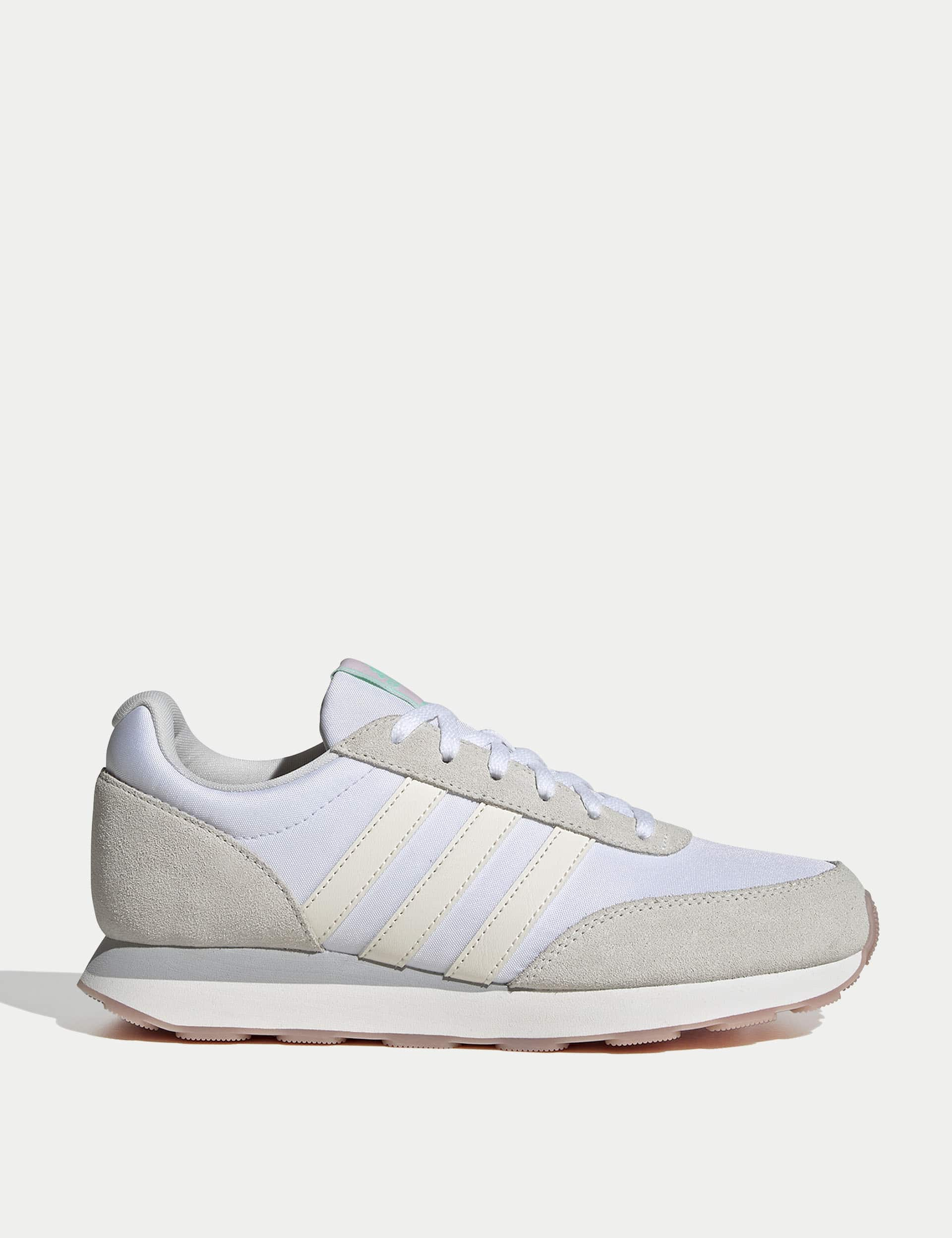 Adidas Women's Run 60s 3.0 Trainers - 5.5 - Soft White, Soft White