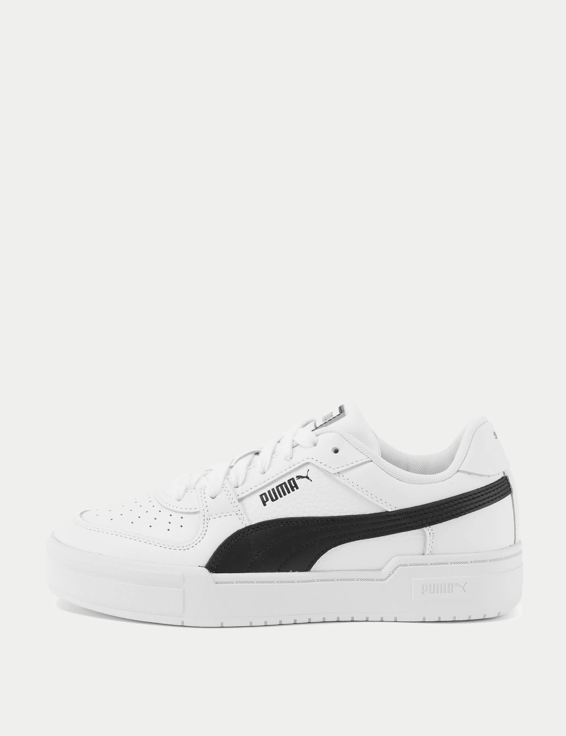 Puma CA Pro Classic Leather Trainers - 6 - White/Black, White Mix,White/Black,Soft White,Black,White