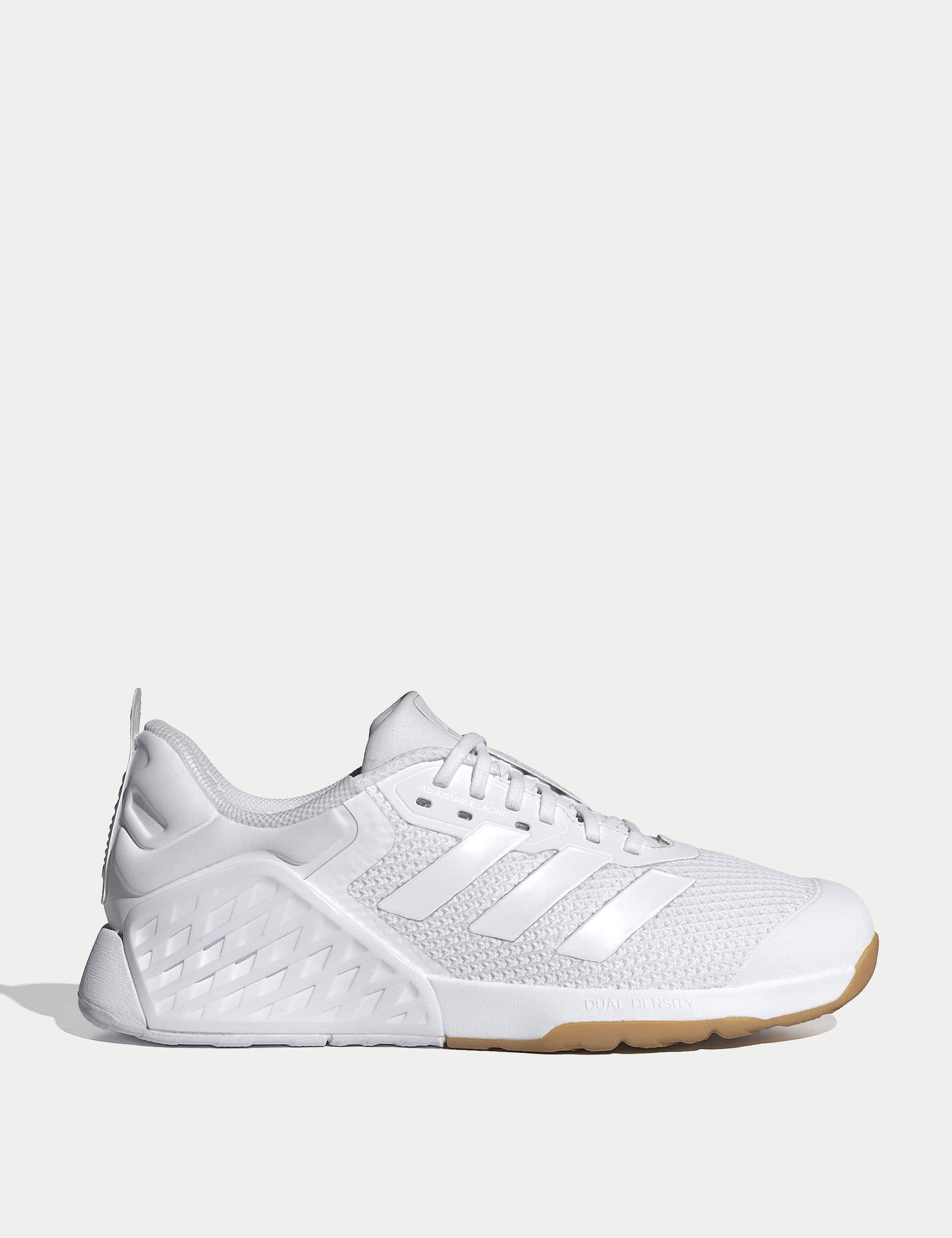 Adidas Women's Dropset 3 Trainers - 6 - White, White,Pink Mix