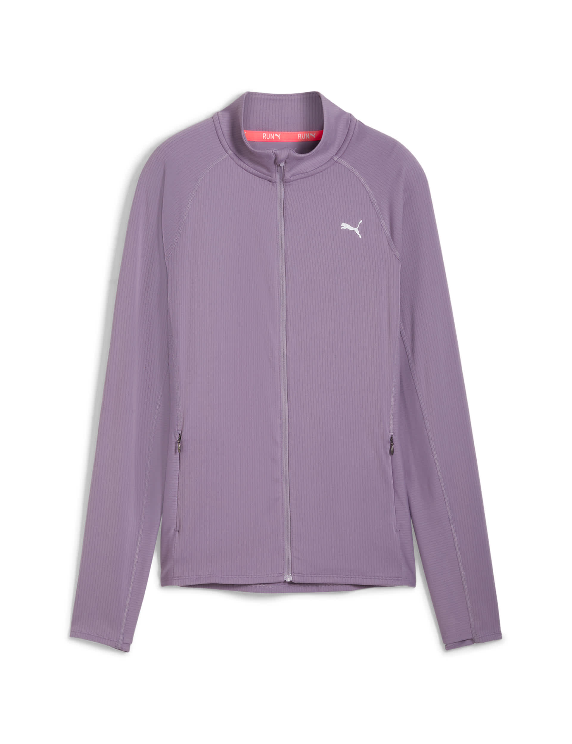 Puma Women's Run For Her Funnel Neck Zip Up Sports Jacket - M - Purple, Purple