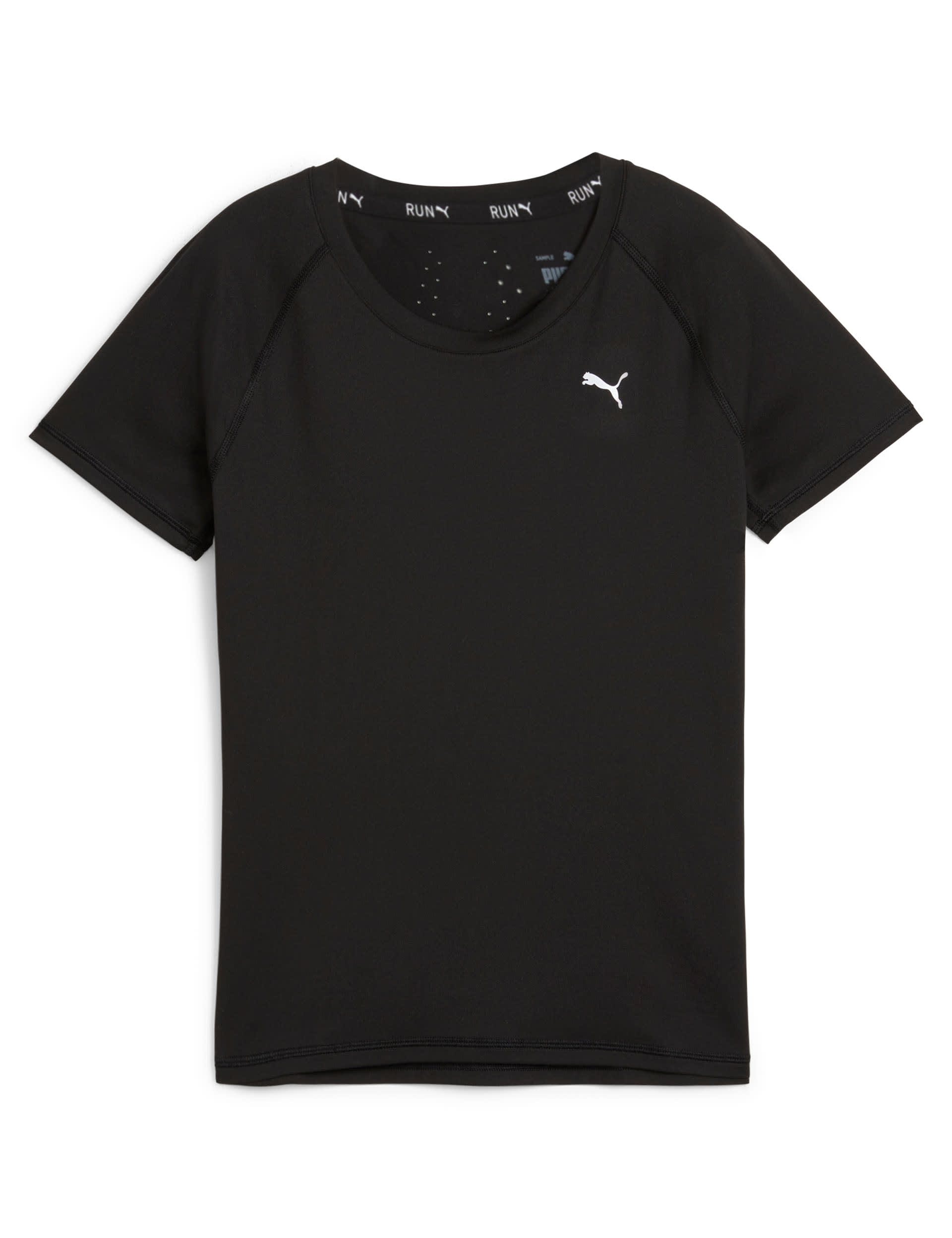 Puma Women's Run Cloudspun T-Shirt - XS - Black, Black