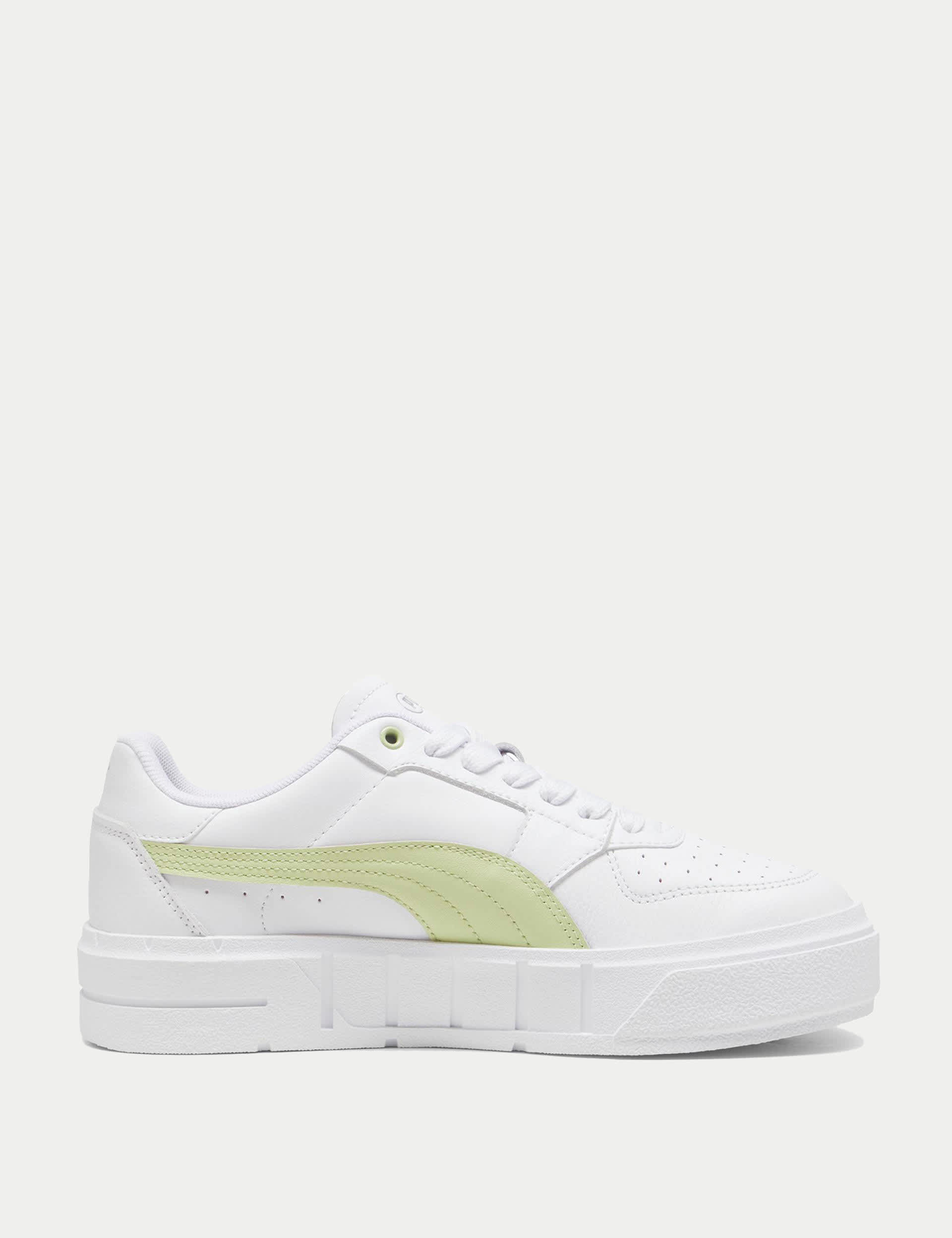 Puma Women's Cali Court Leather Trainers - 6 - Soft White, White,White Mix,Soft White