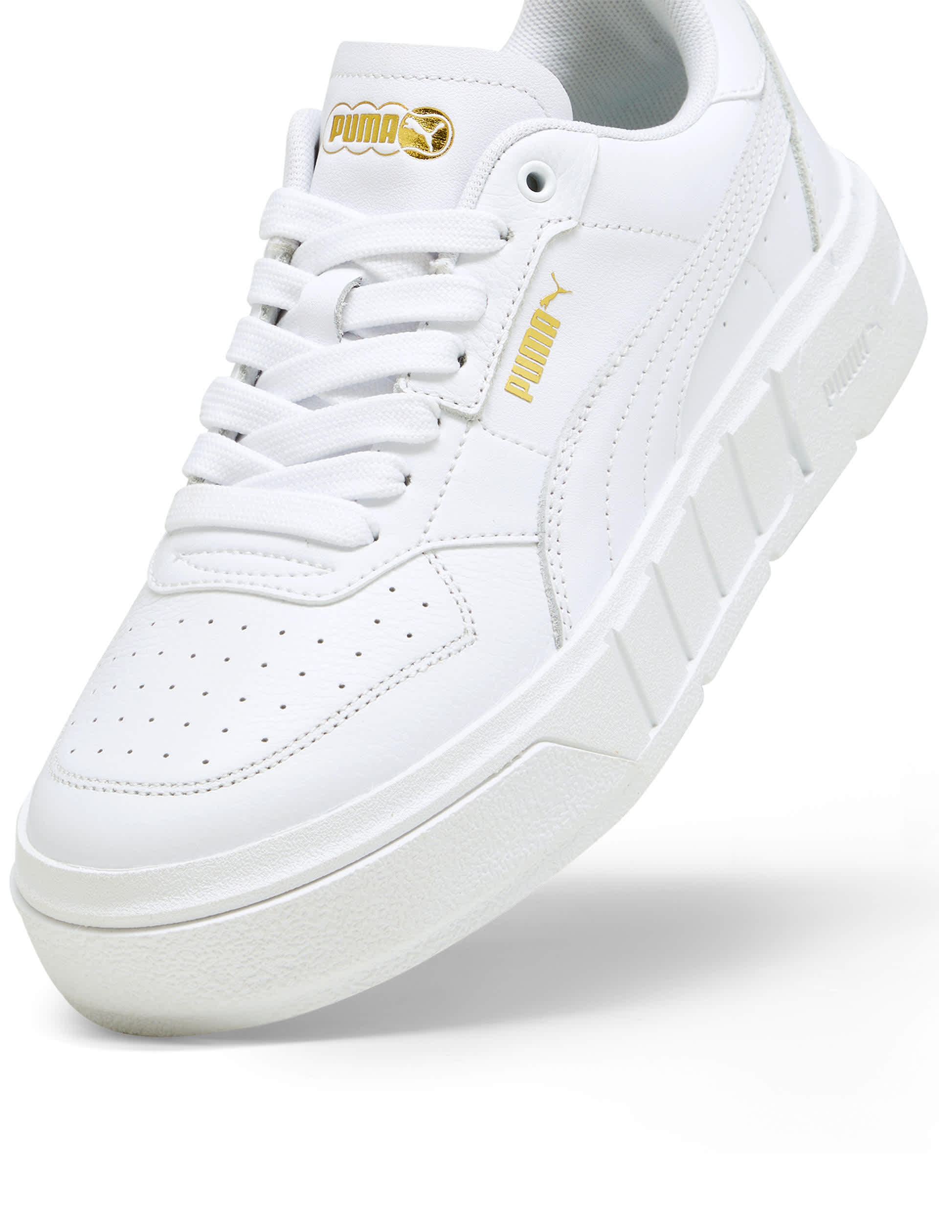 Puma Women's Cali Court Leather Trainers - 6 - White, White