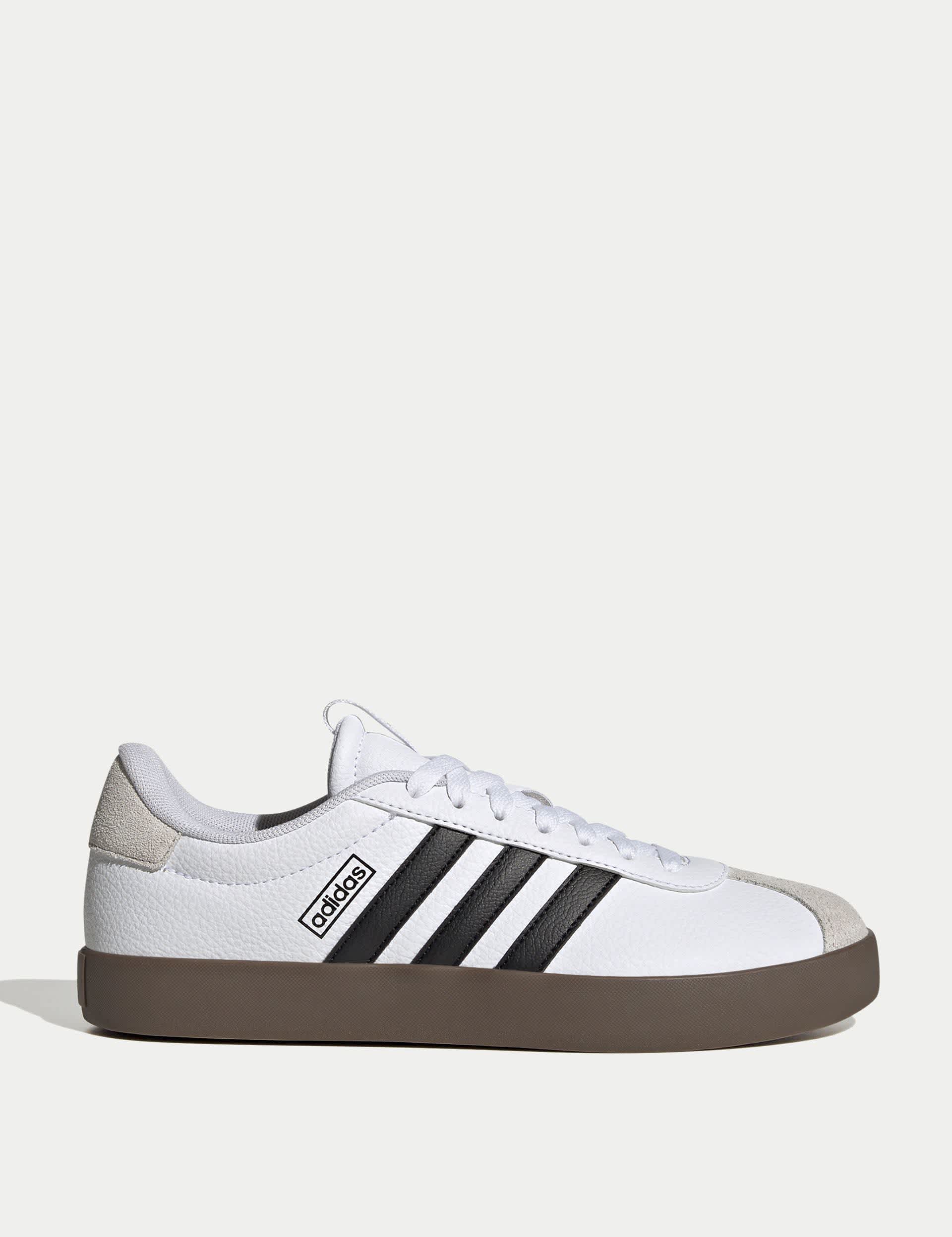 Adidas Women's VL Court 3.0 Trainers - 6 - White/Black, White/Black,White